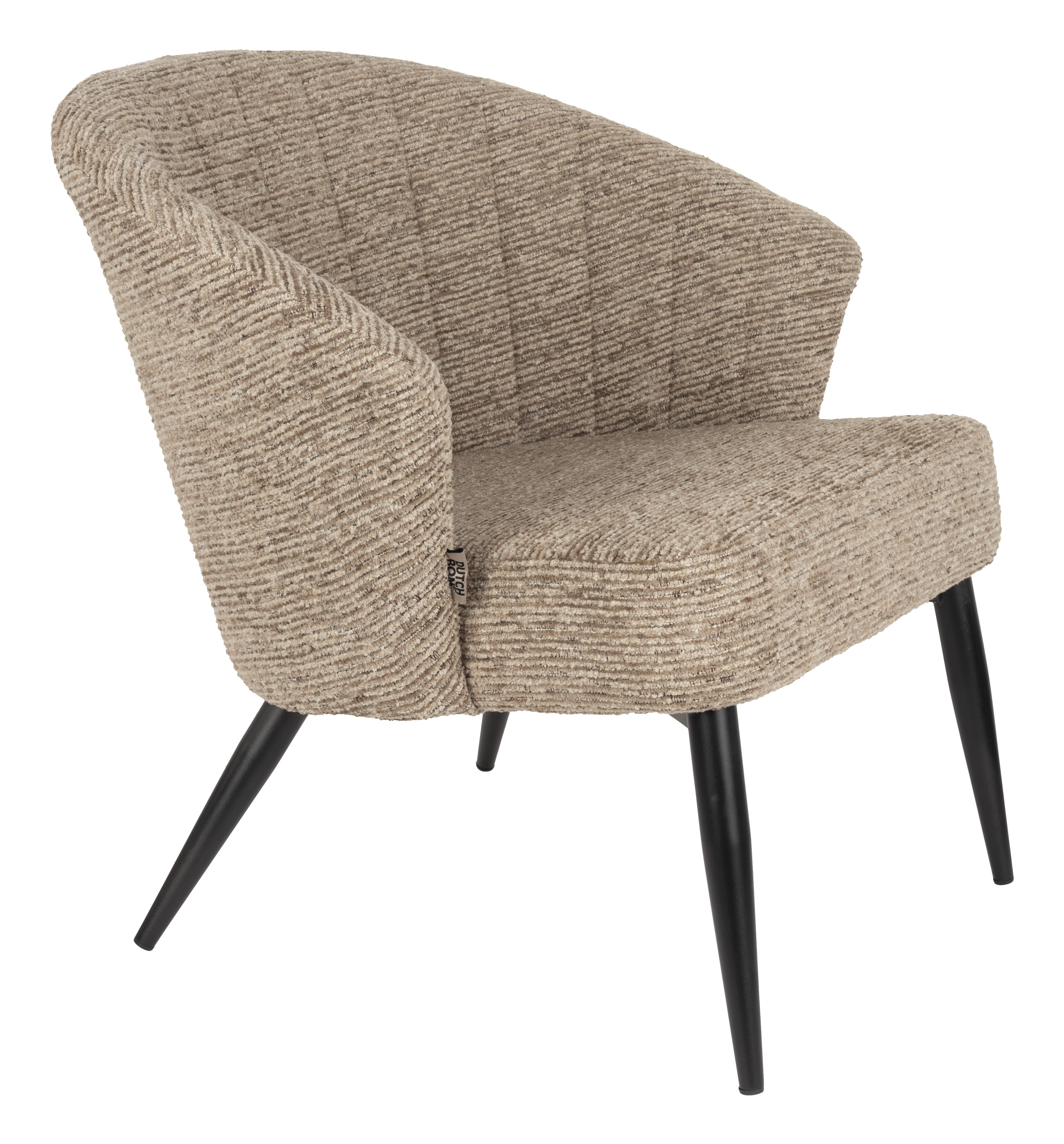 Dutchbone Fauteuil Georgia Chenille - Bruin