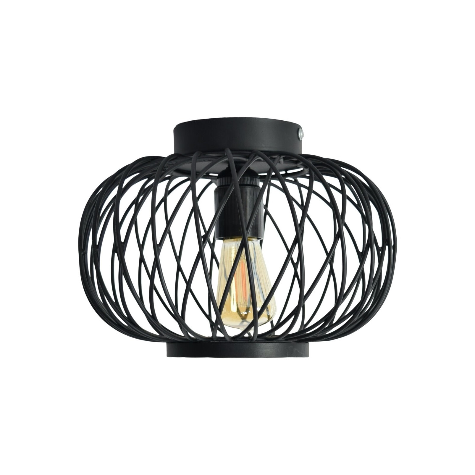 Urban Interiors Plafondlamp Twist Ø25cm - Zwart