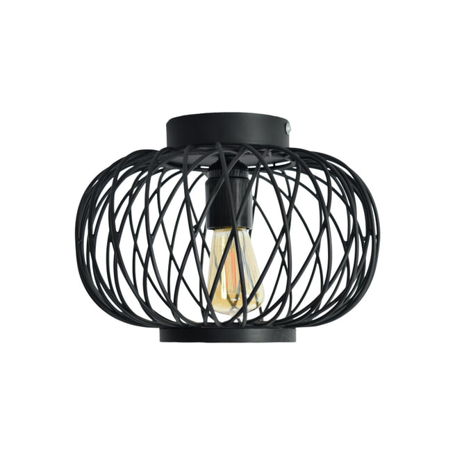 Urban Interiors Plafondlamp 'Twist' Ø25cm, kleur Zwart