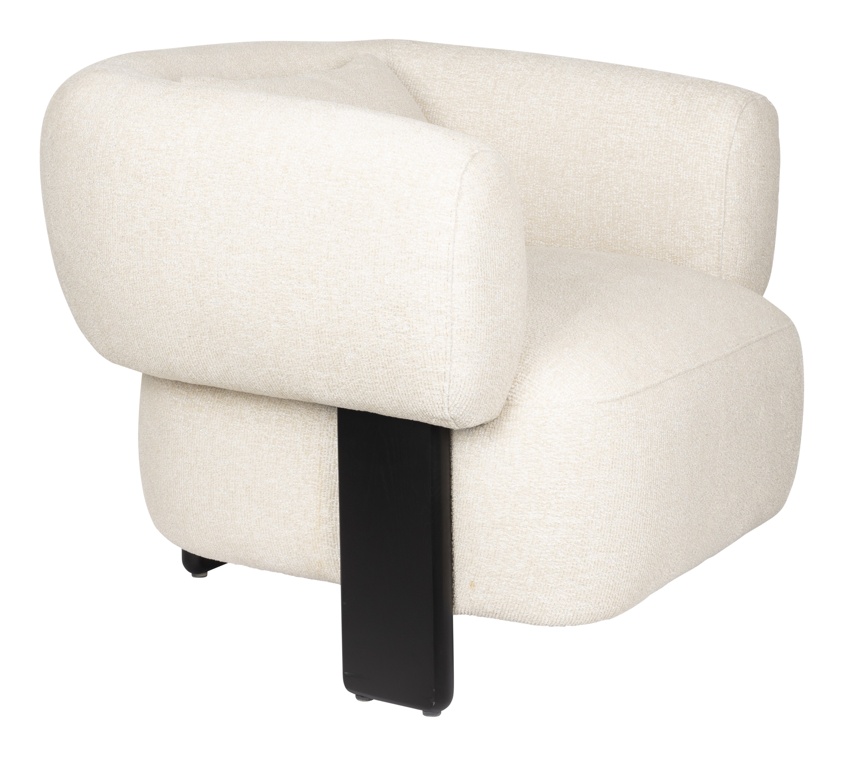 Zuiver Fauteuil 'Neil' Geweven stof en hout