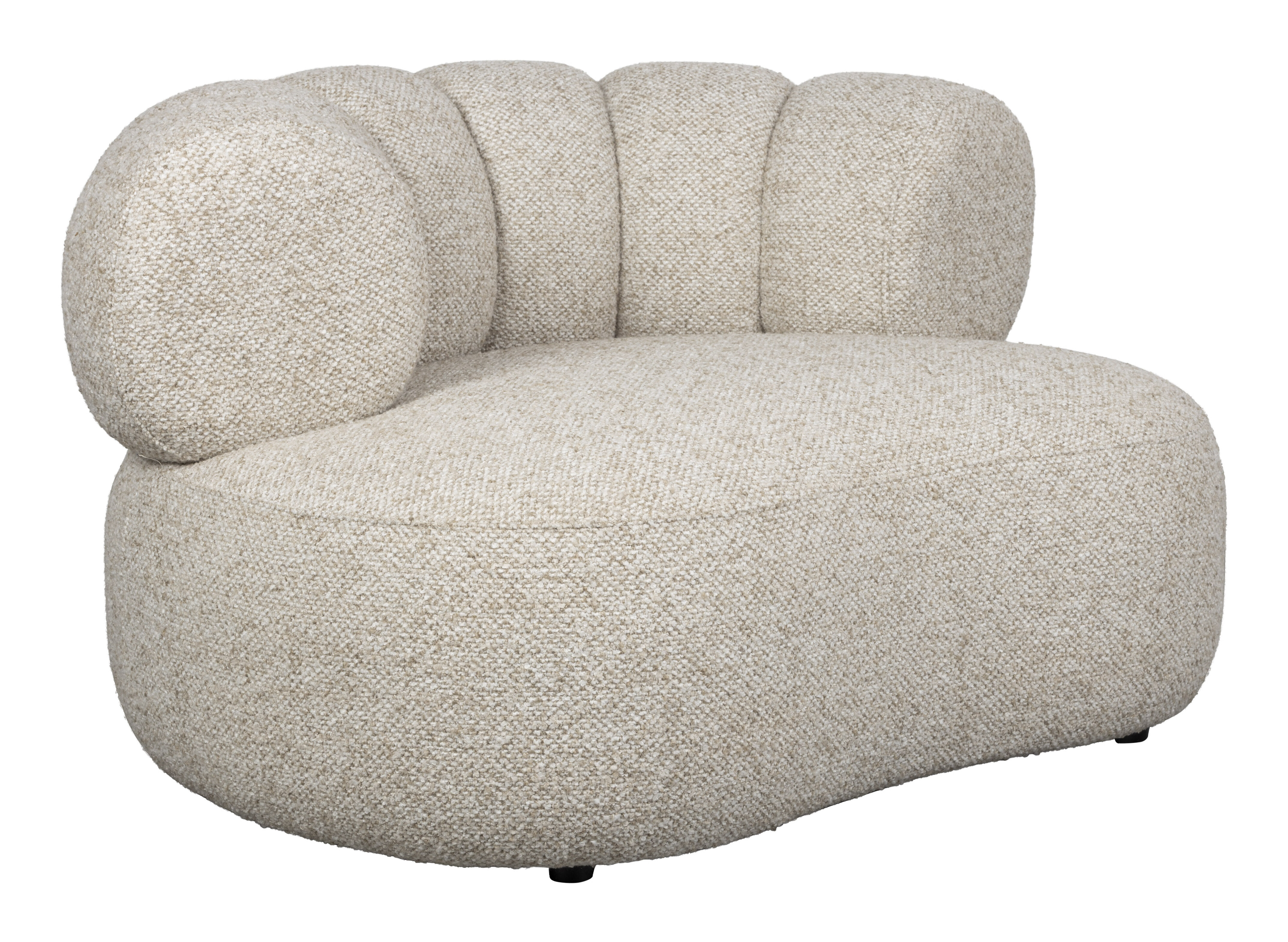 Dutchbone Fauteuil Duvane Bouclé - Beige