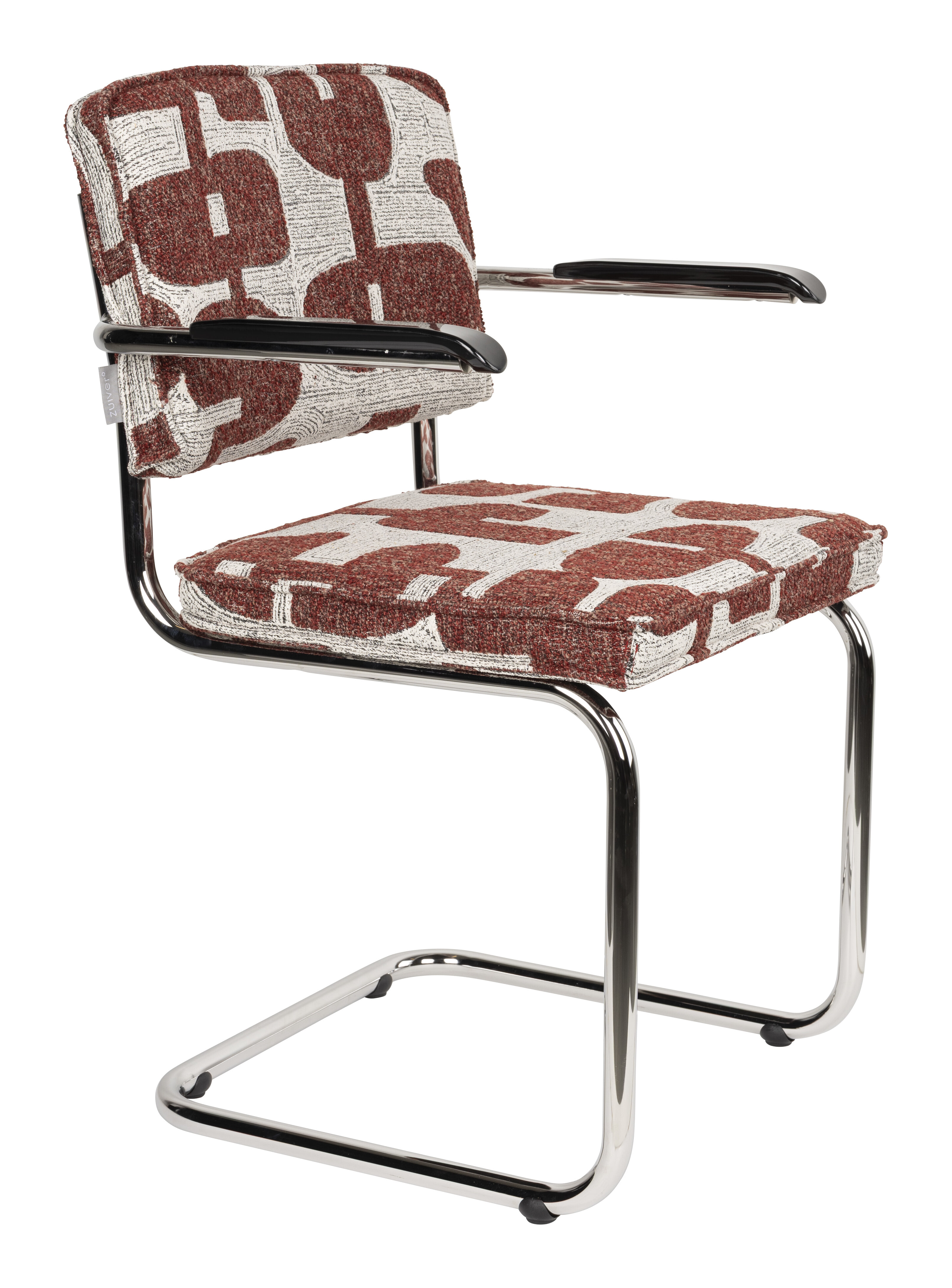 Zuiver Eetkamerstoel Ridge Deco - Rood