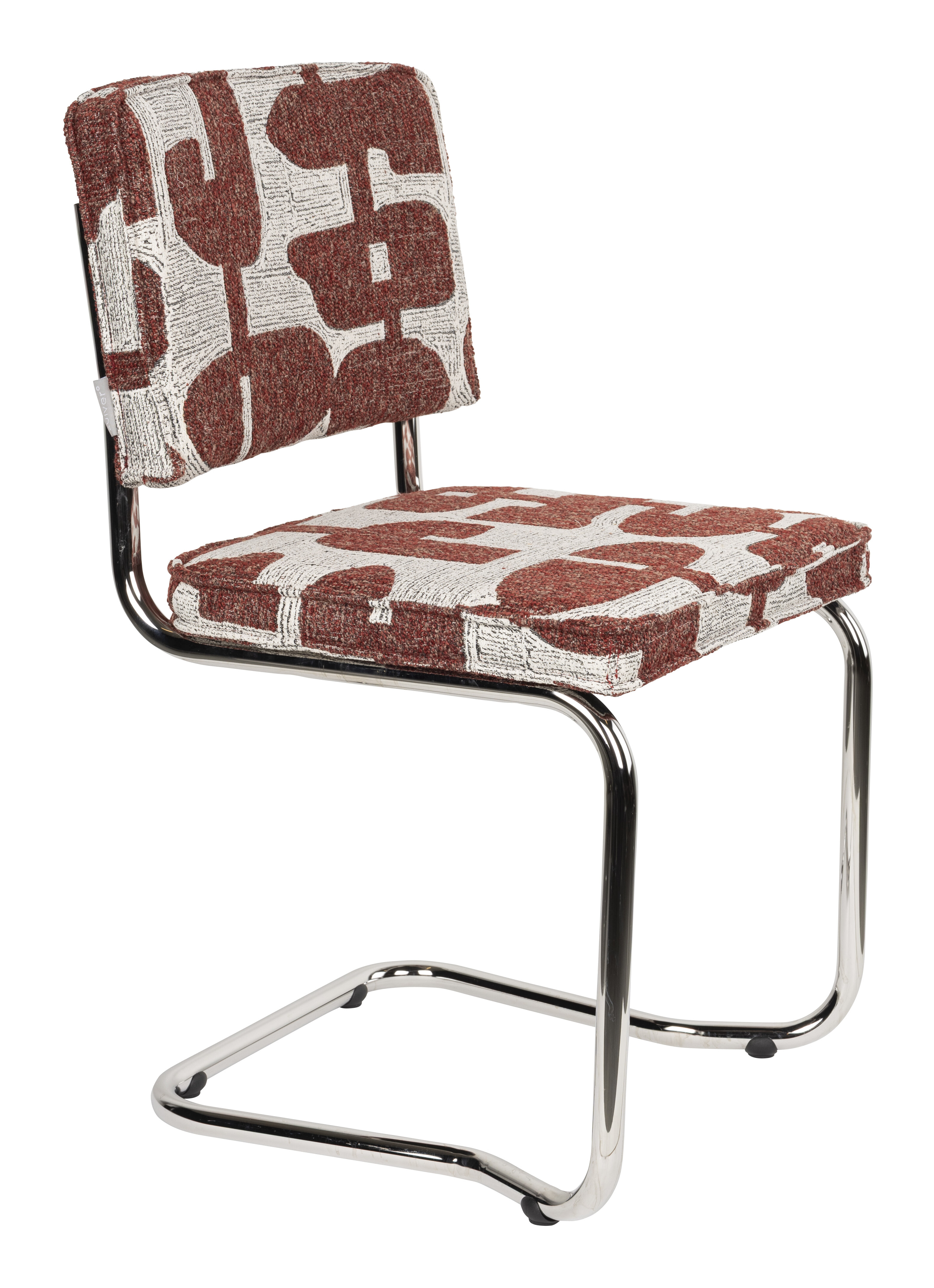 Zuiver Eetkamerstoel Ridge Kink, Deco - Rood