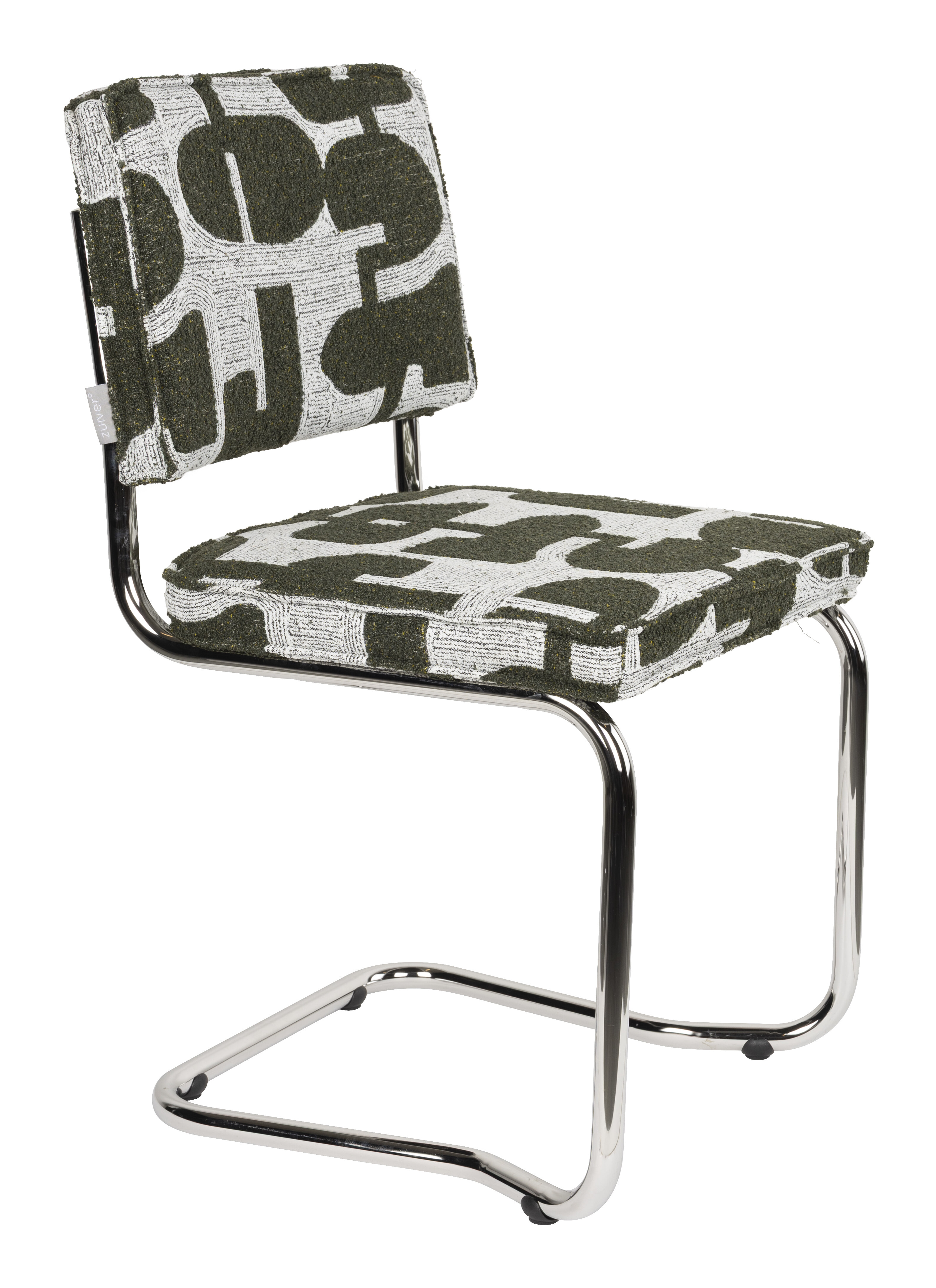 Zuiver Eetkamerstoel Ridge Kink, Deco - Groen