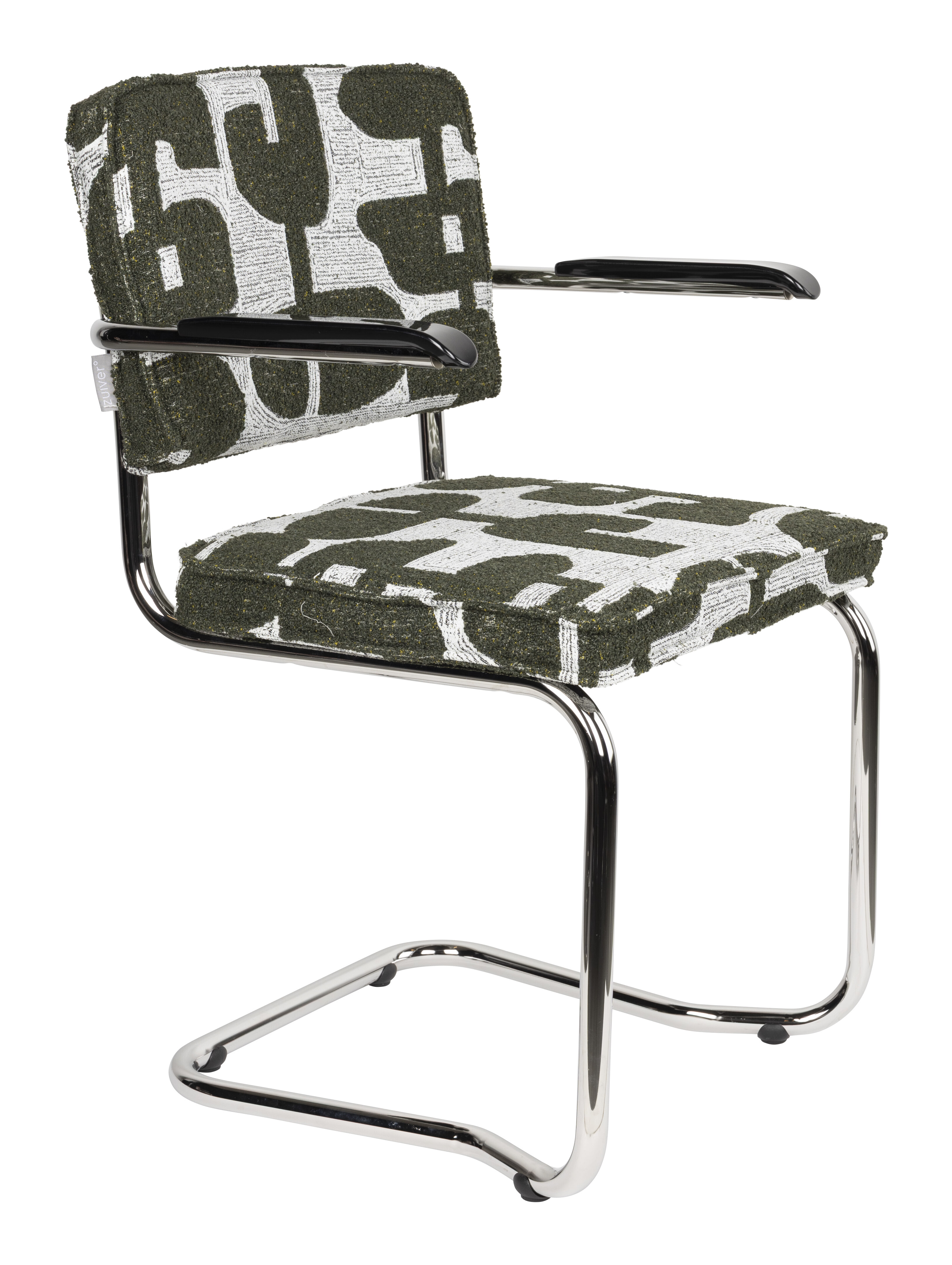 Zuiver Eetkamerstoel Ridge Kink, Deco - Groen