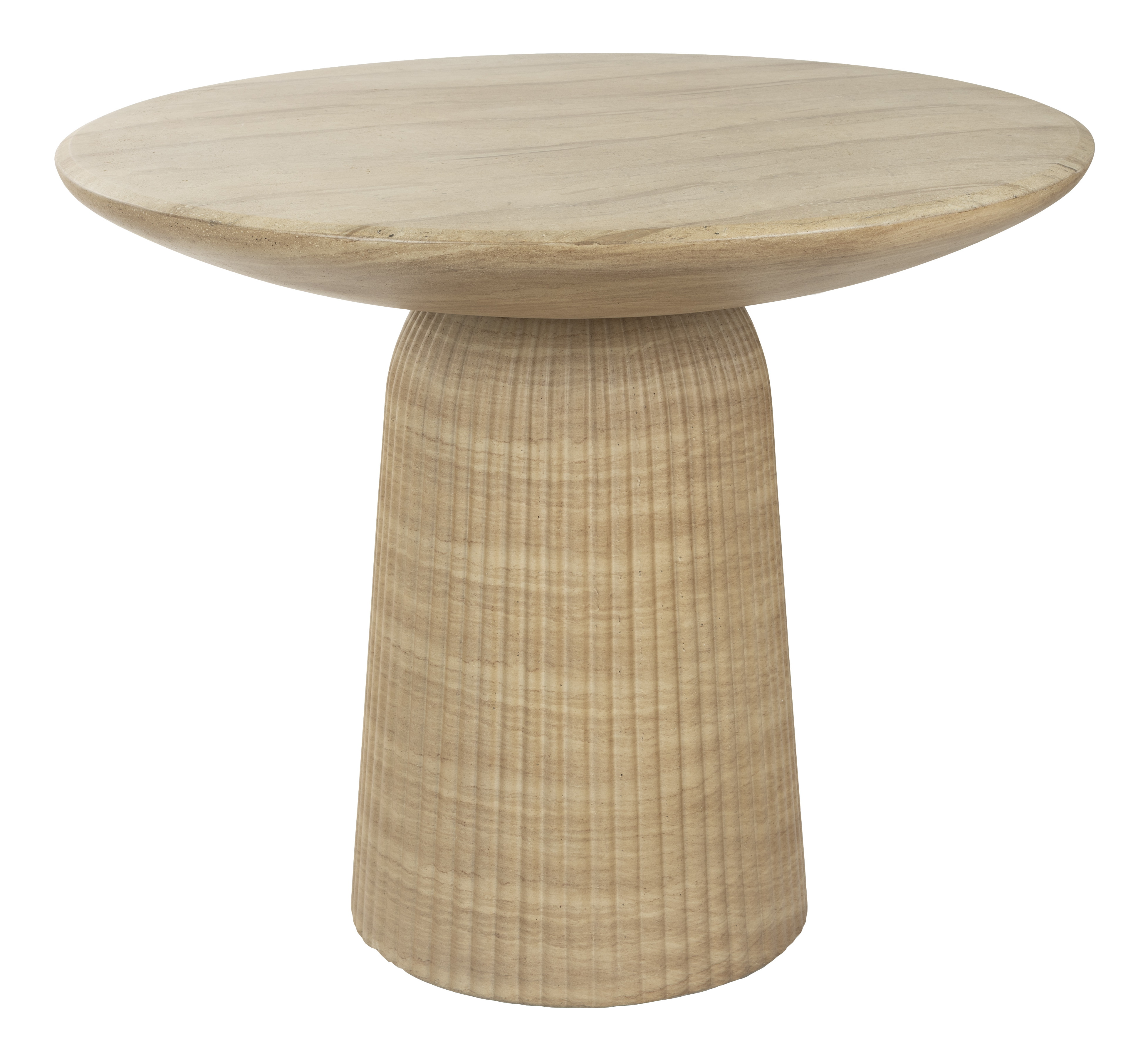Dutchbone Bistrotafel Brison Beton, 90cm - Naturel