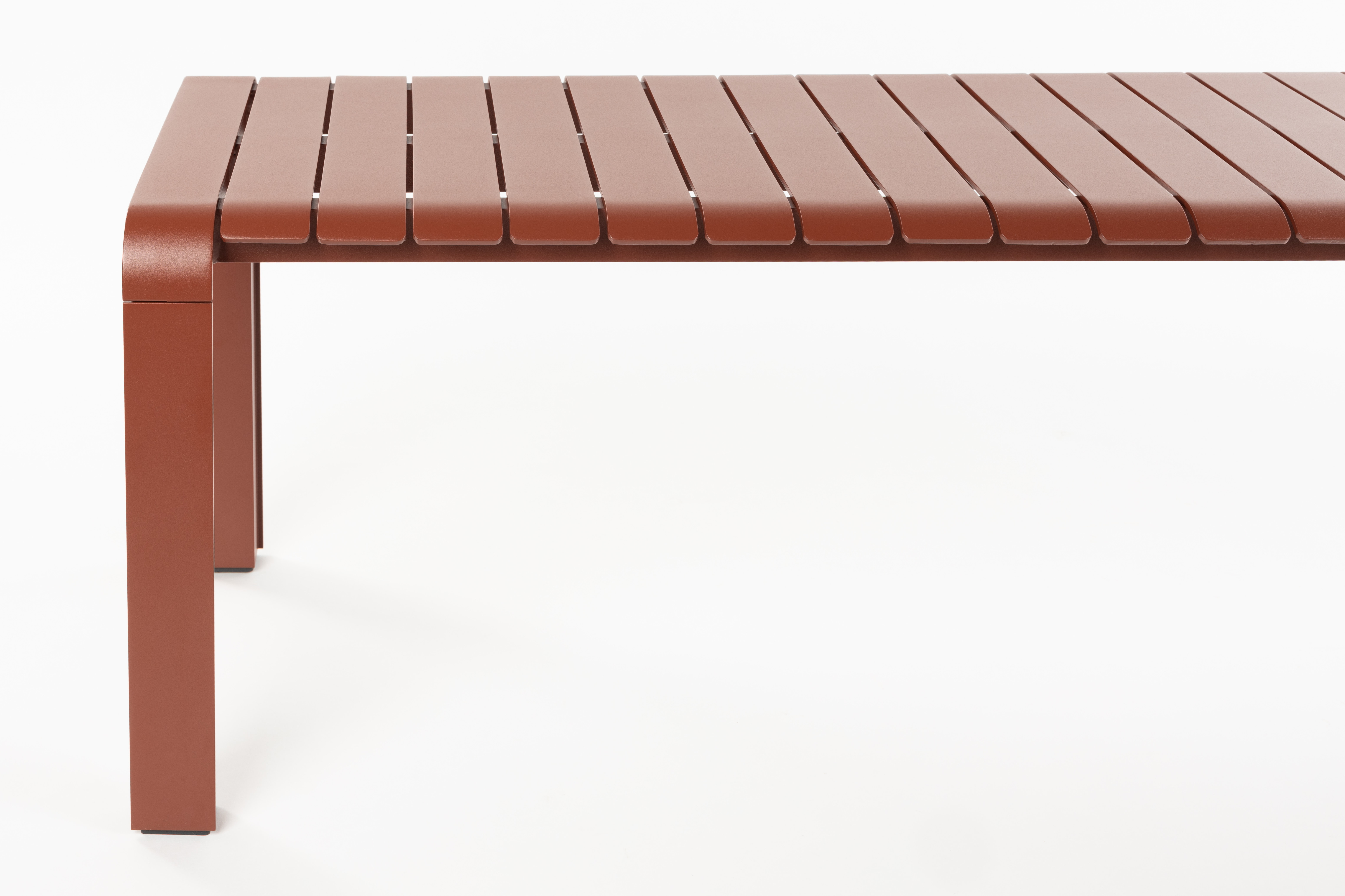 Zuiver Tuinbank 'Vondel' 175cm, kleur Rood