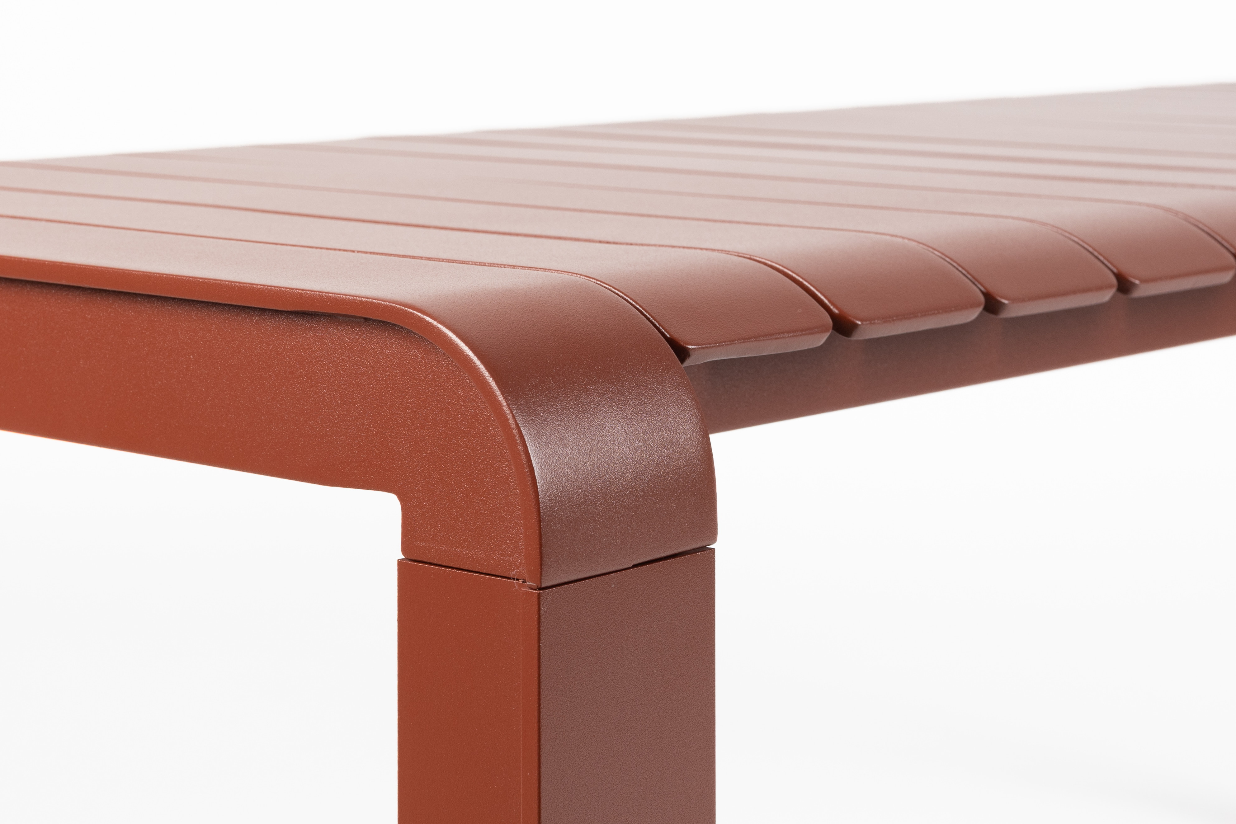 Zuiver Tuinbank 'Vondel' 175cm, kleur Rood
