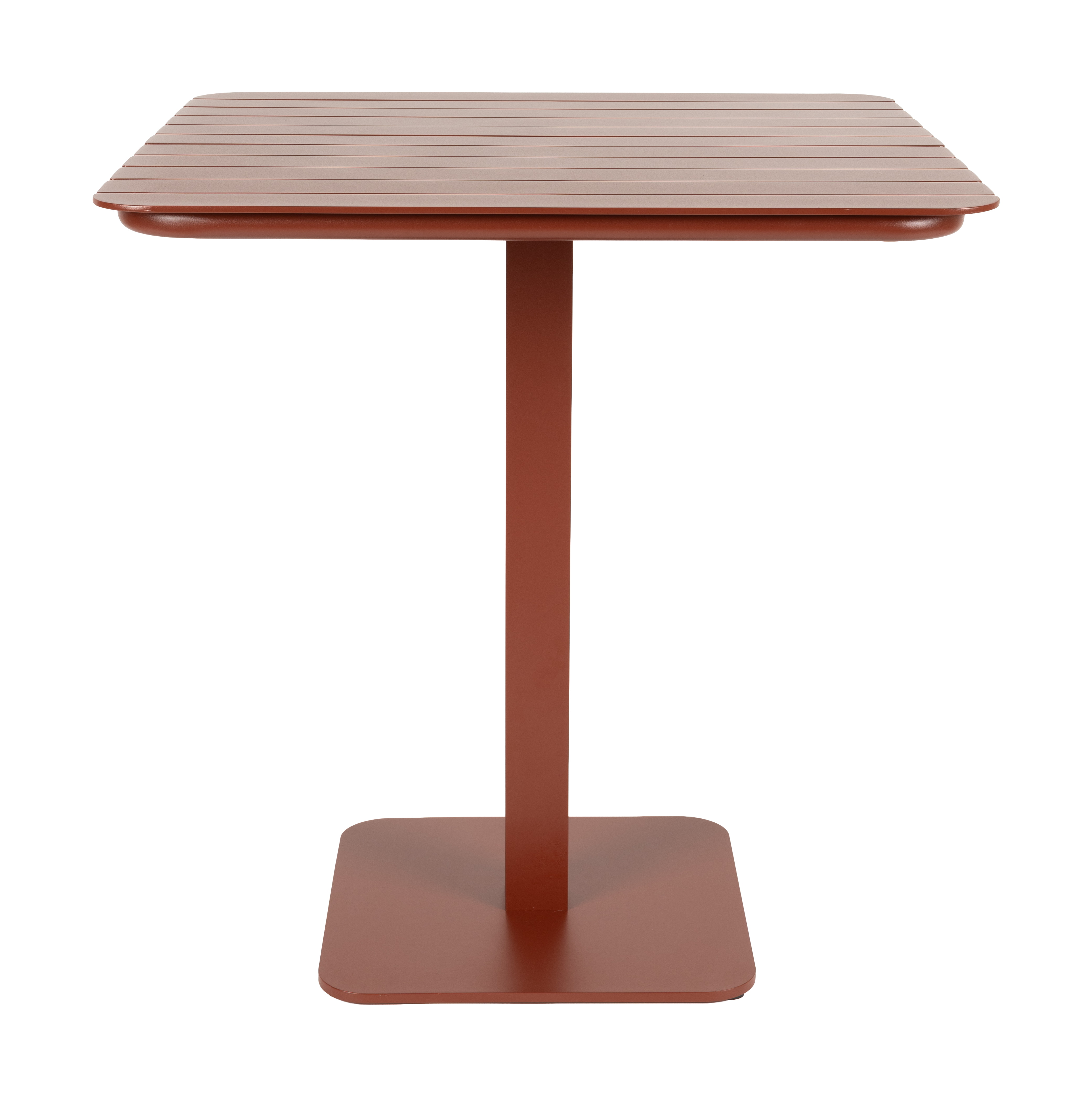 Zuiver Outdoor Bistrotafel 'Vondel' 71 x 71cm, kleur Rood