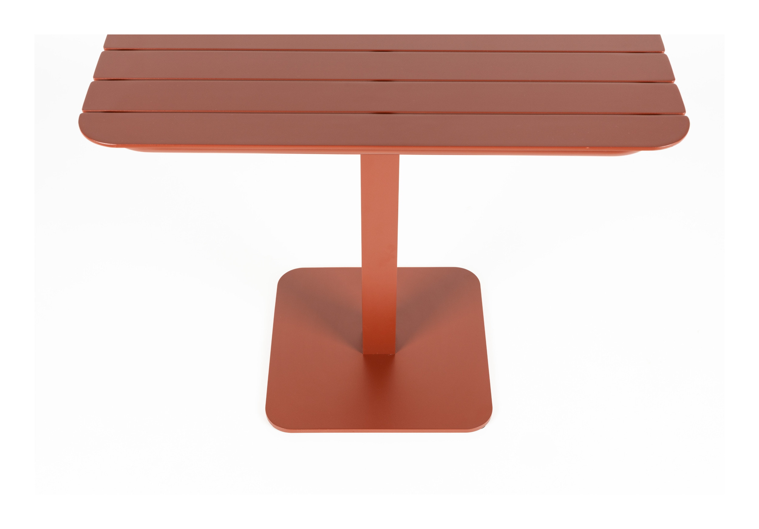 Zuiver Outdoor Bistrotafel 'Vondel' 71 x 71cm, kleur Rood