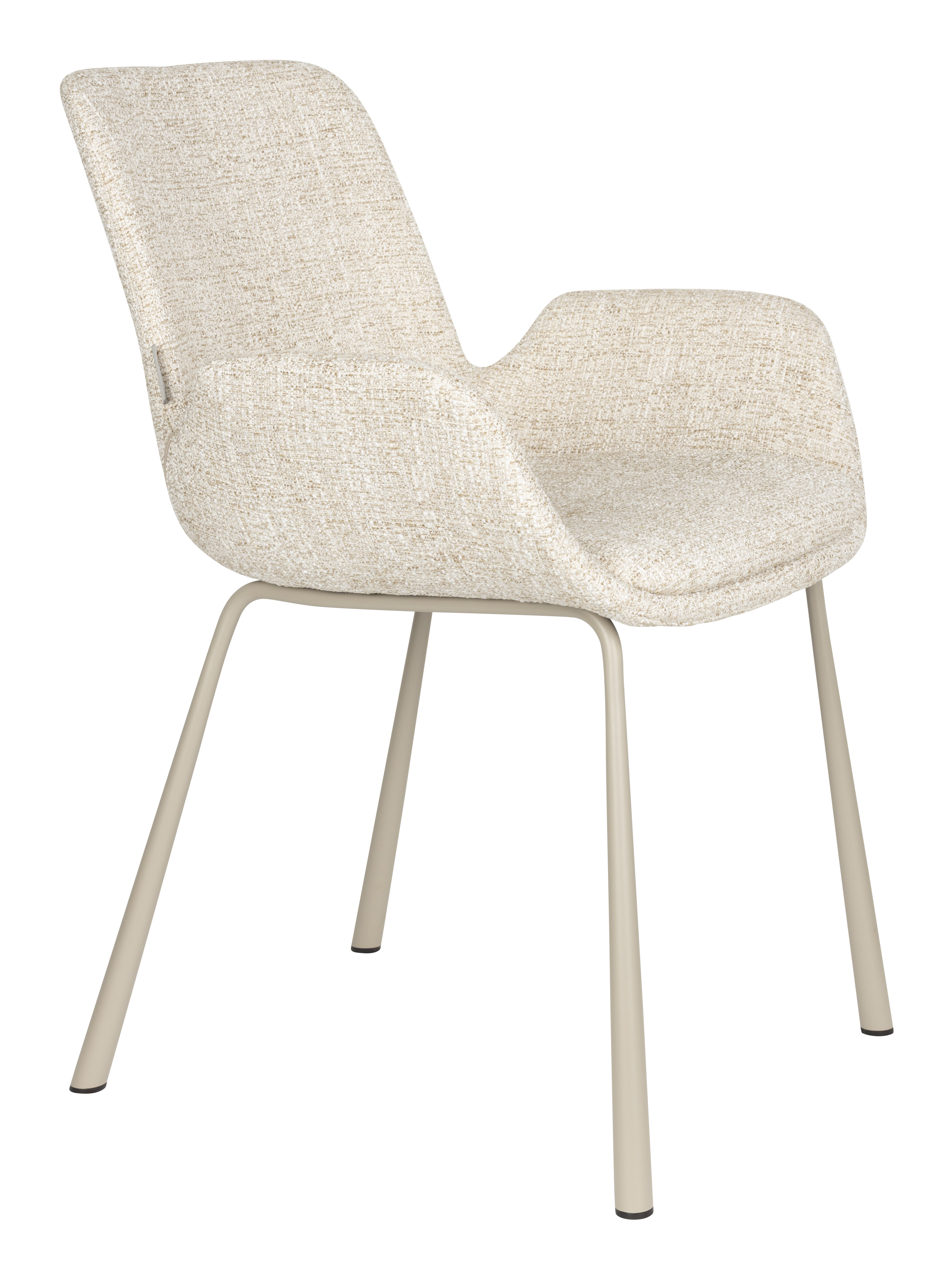 Zuiver Eetkamerstoel Brit Grof Bouclé - Beige