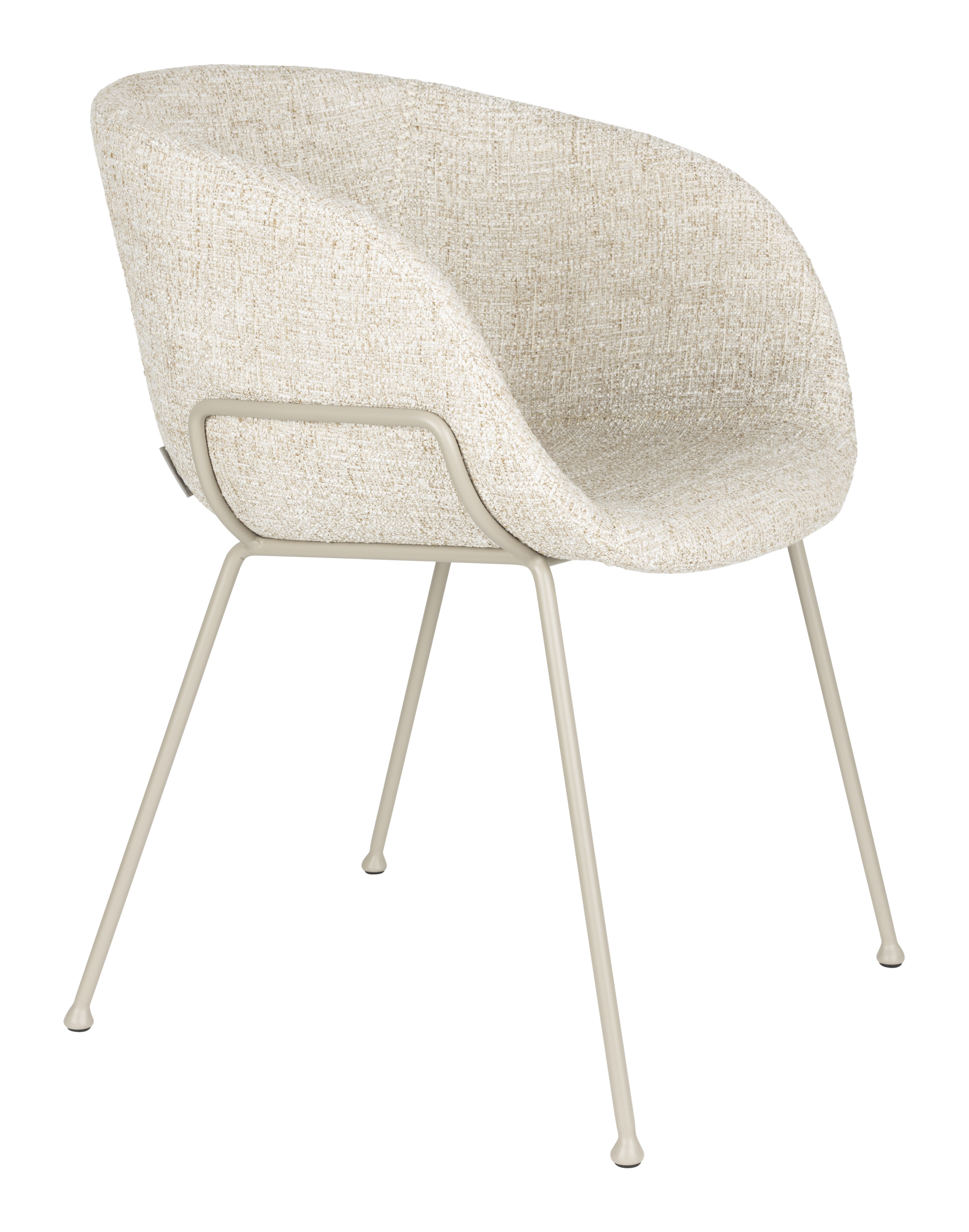 Zuiver Eetkamerstoel Feston Stof - Beige