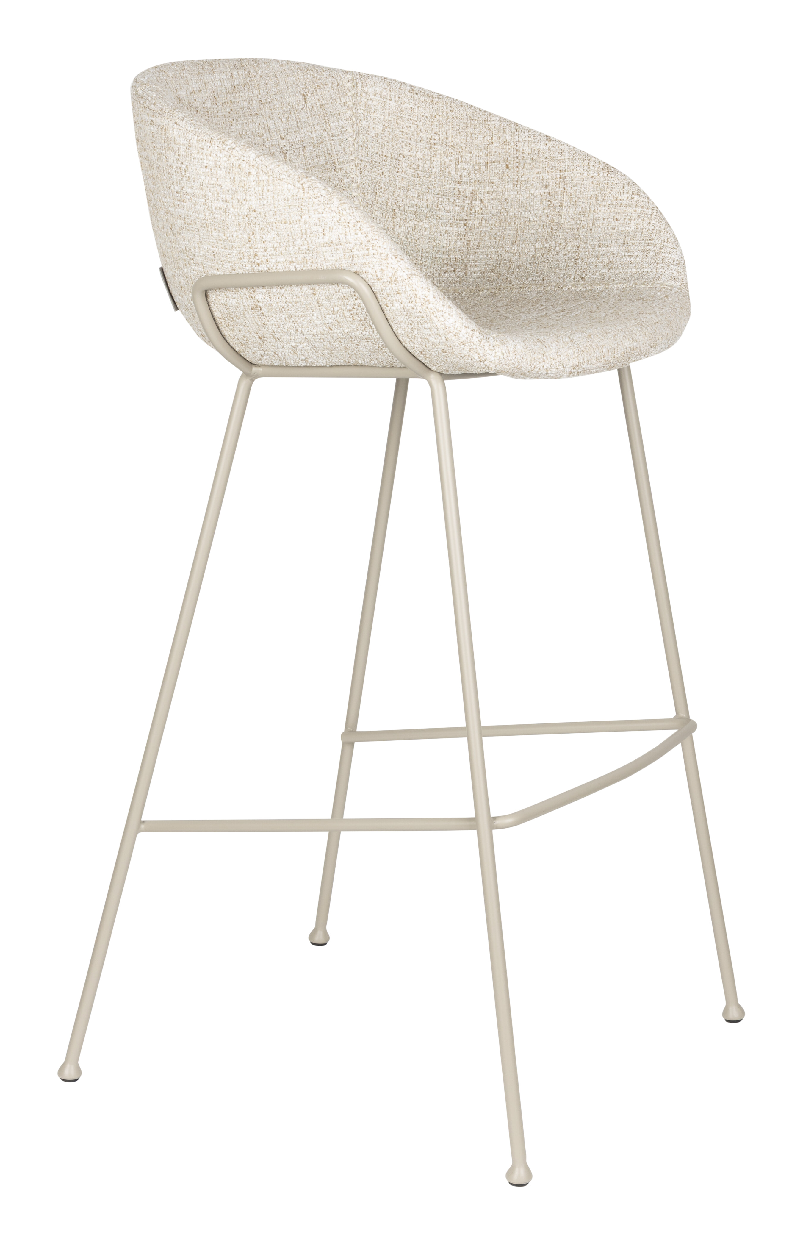 Zuiver Barkruk Feston Geweven stof - Beige (zithoogte 76cm)