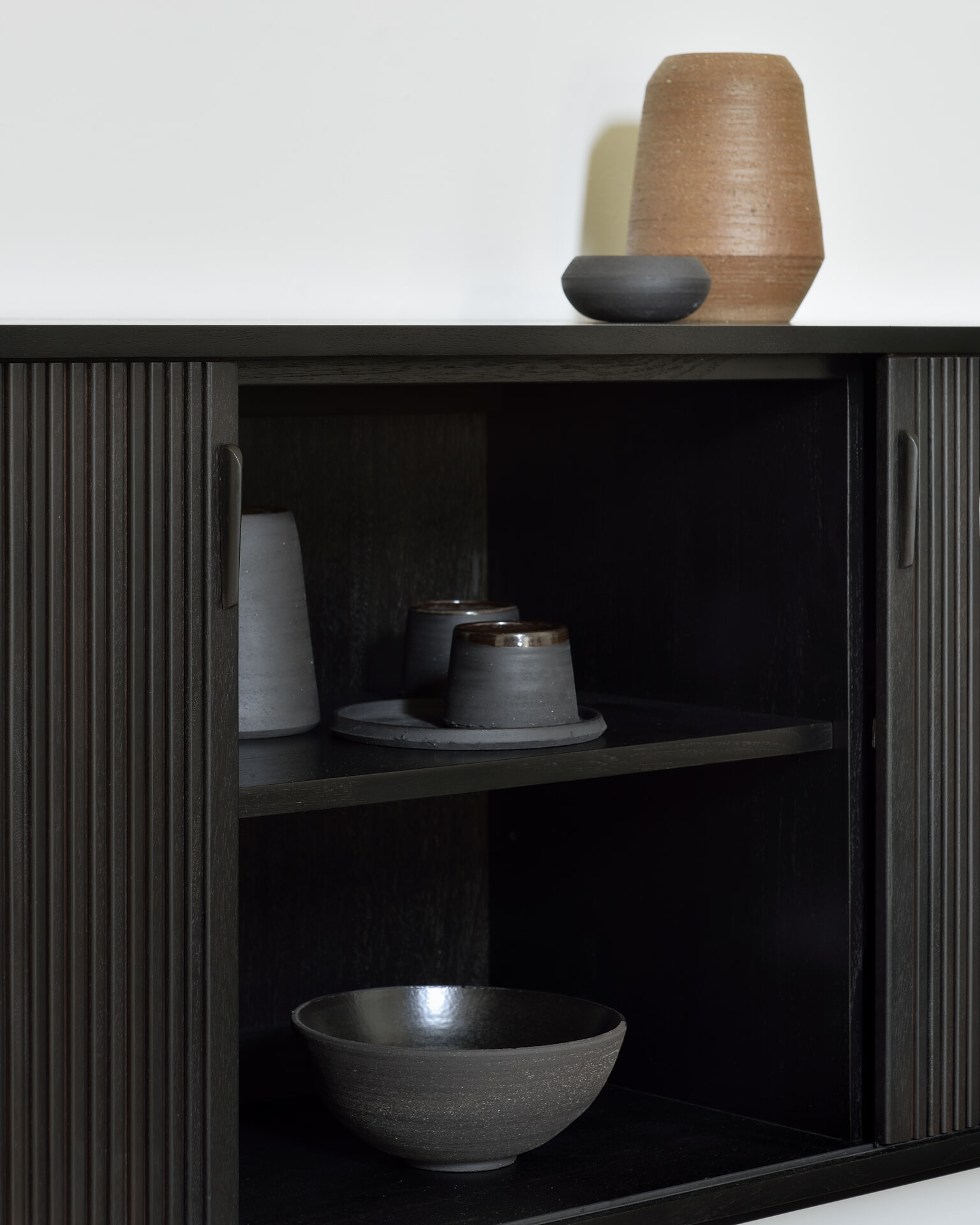 Ethnicraft Dressoir 'Roller Max' Mahonie & Teakhout, 224cm