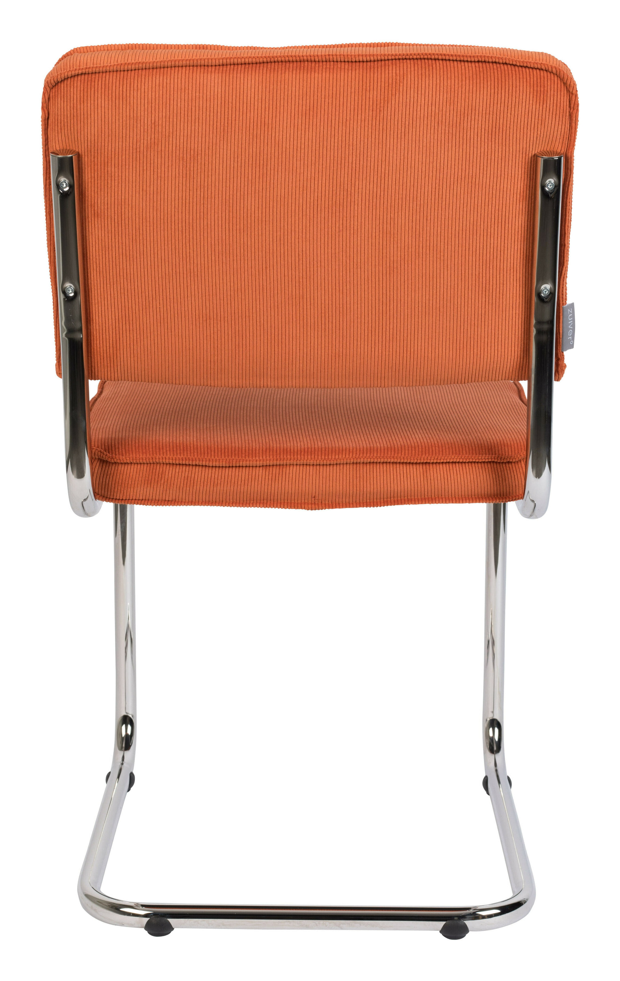 Zuiver Eetkamerstoel 'Ridge' Rib, kleur Oranje