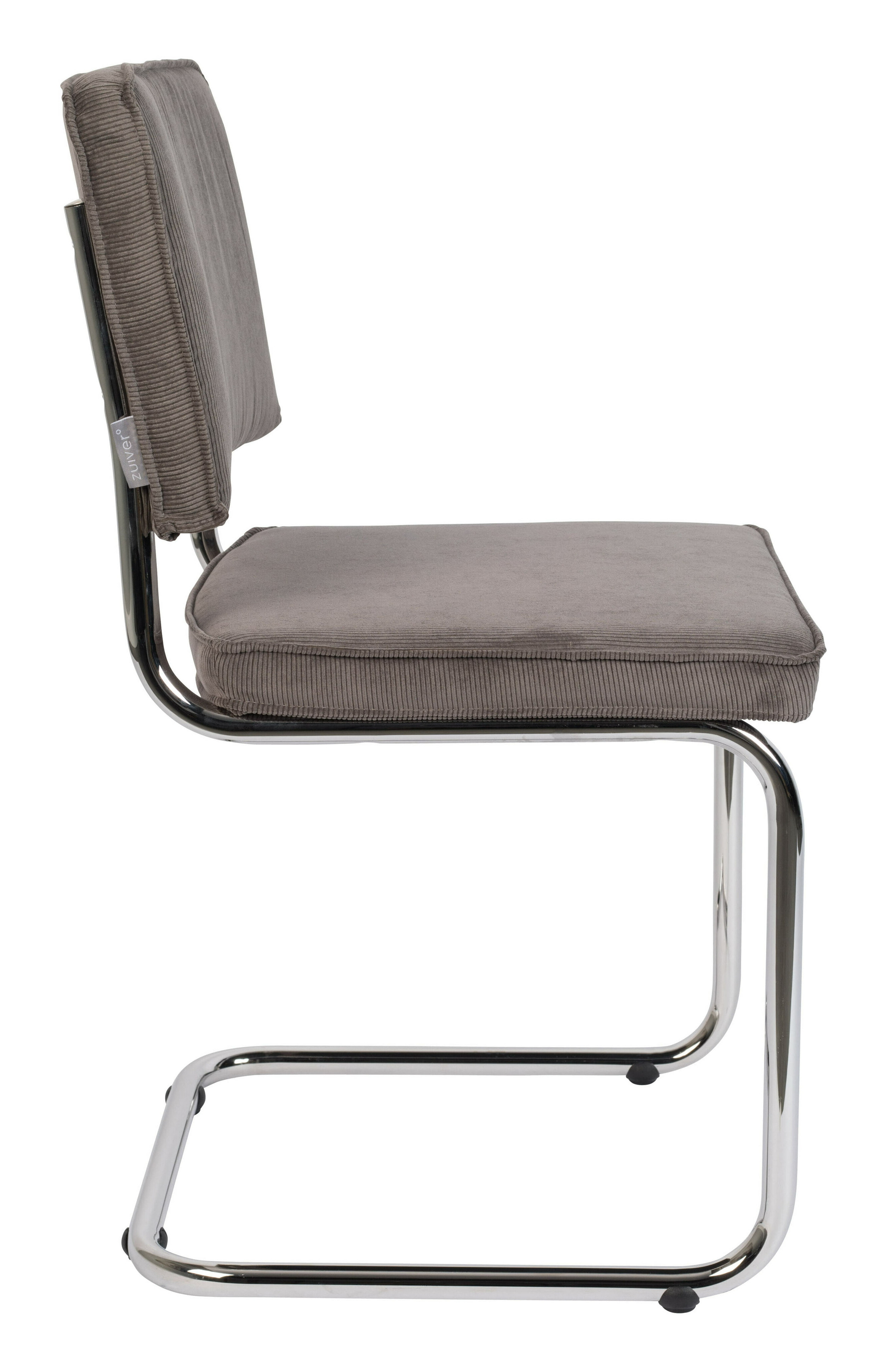 Zuiver Eetkamerstoel 'Ridge' Rib, kleur Grijs
