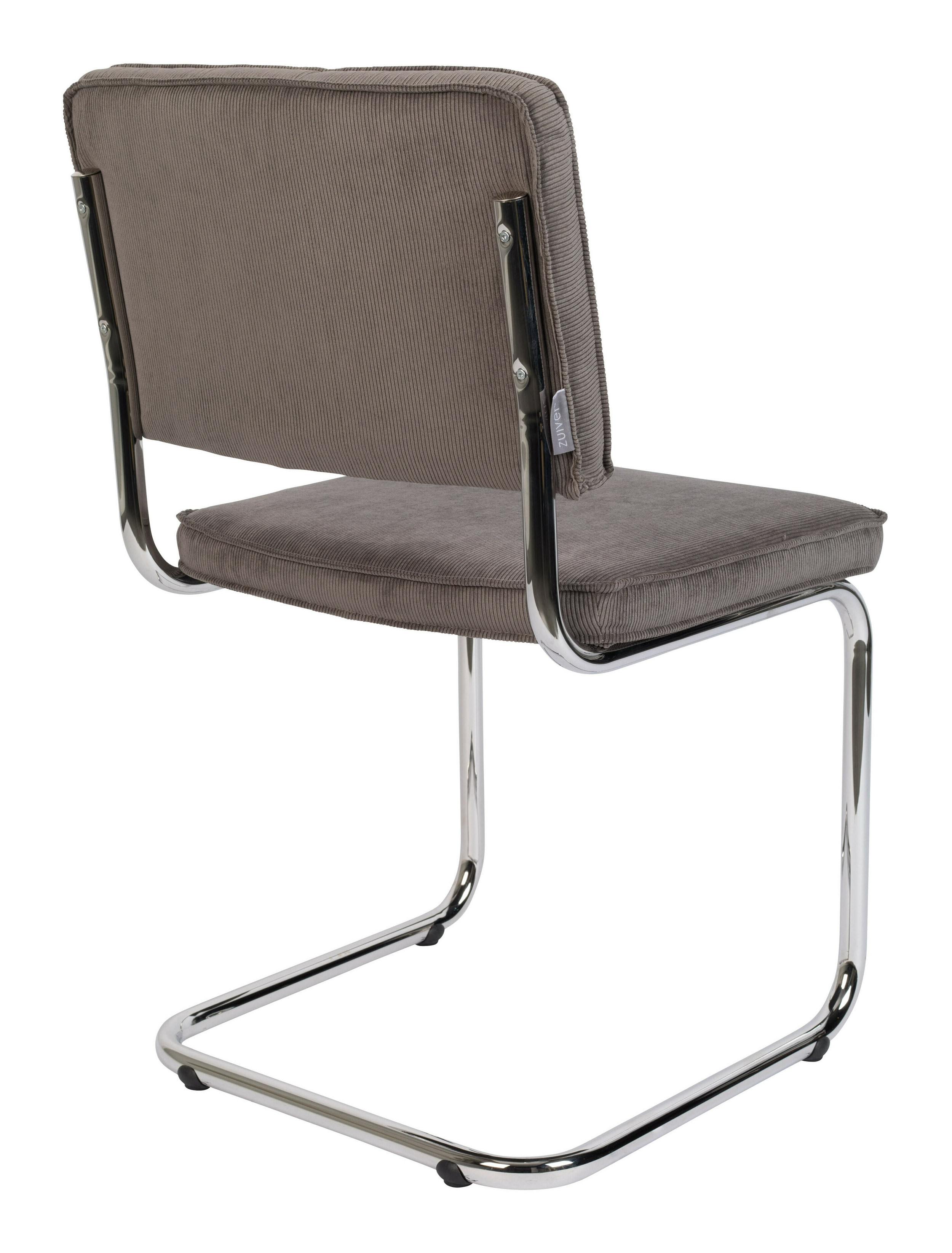 Zuiver Eetkamerstoel 'Ridge' Rib, kleur Grijs