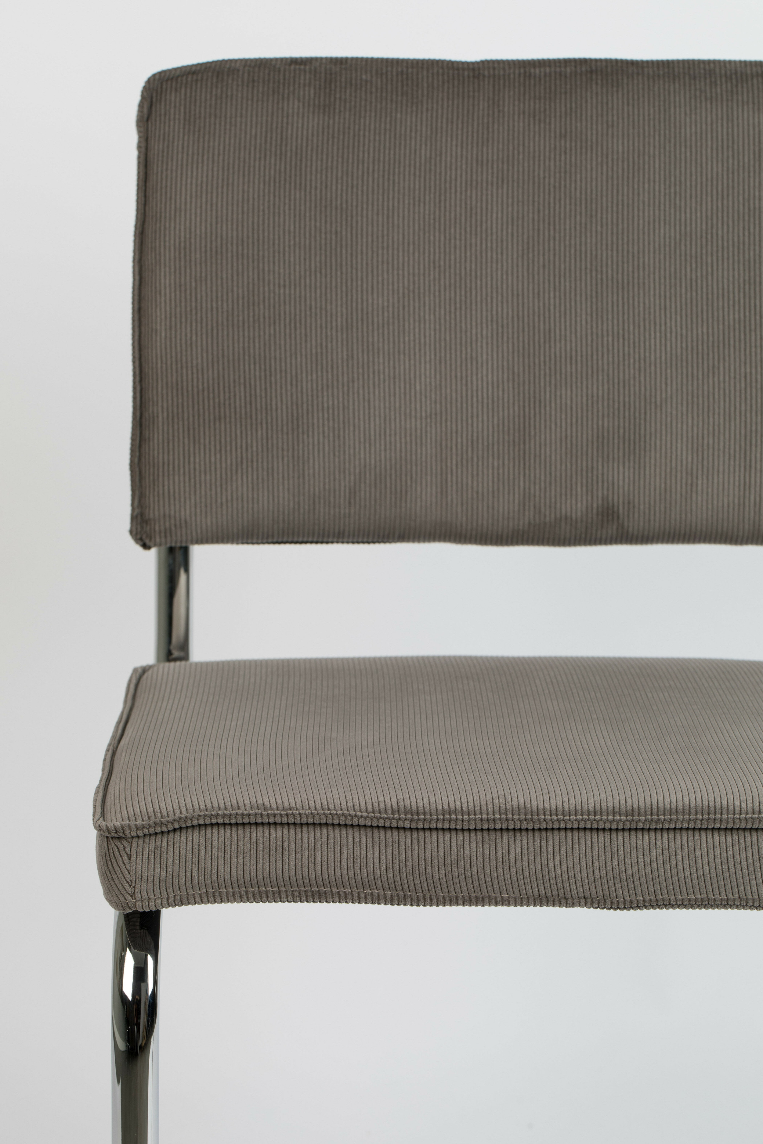 Zuiver Eetkamerstoel 'Ridge' Rib, kleur Grijs