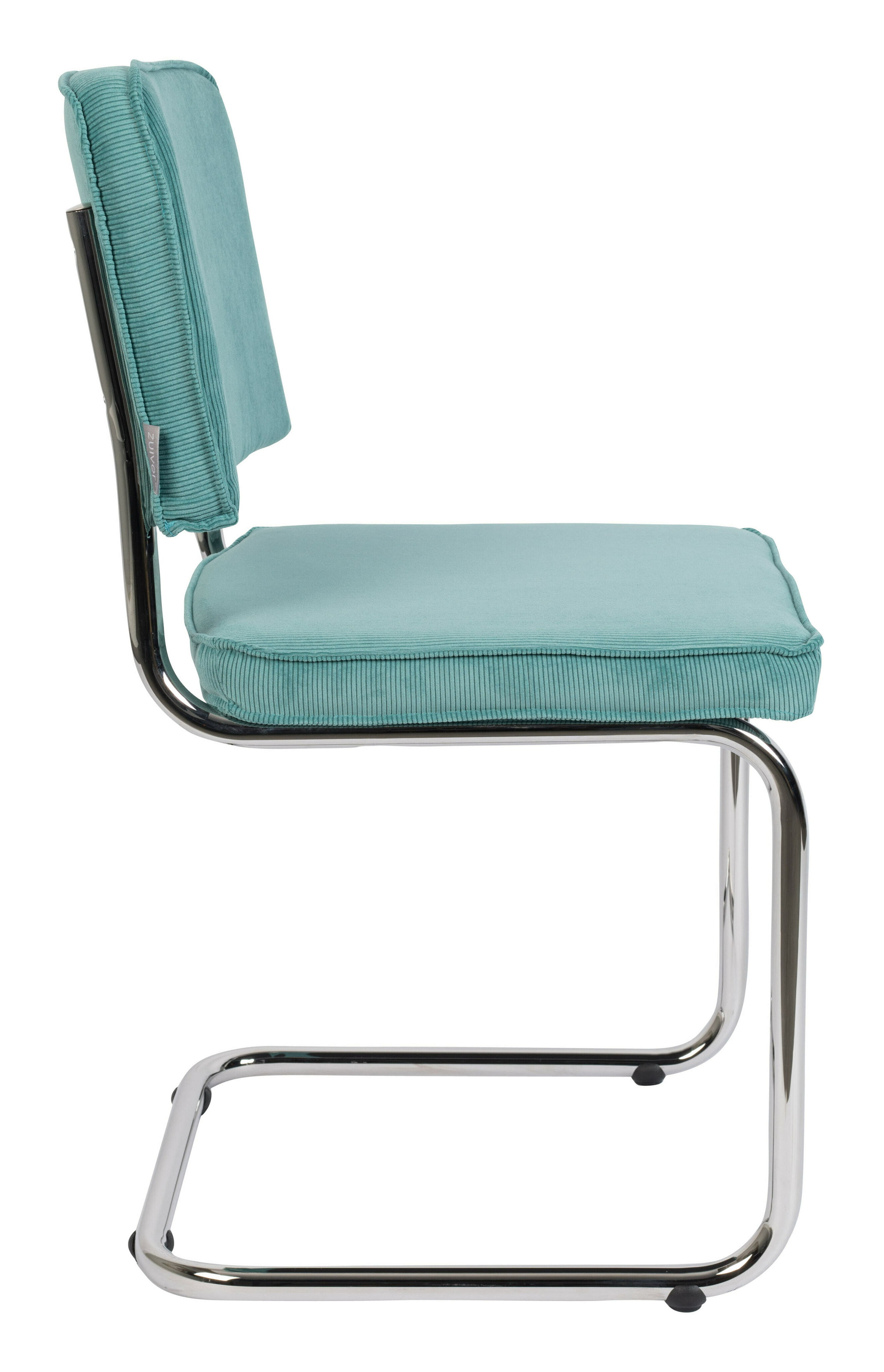 Zuiver Eetkamerstoel 'Ridge' Rib, kleur Blauw