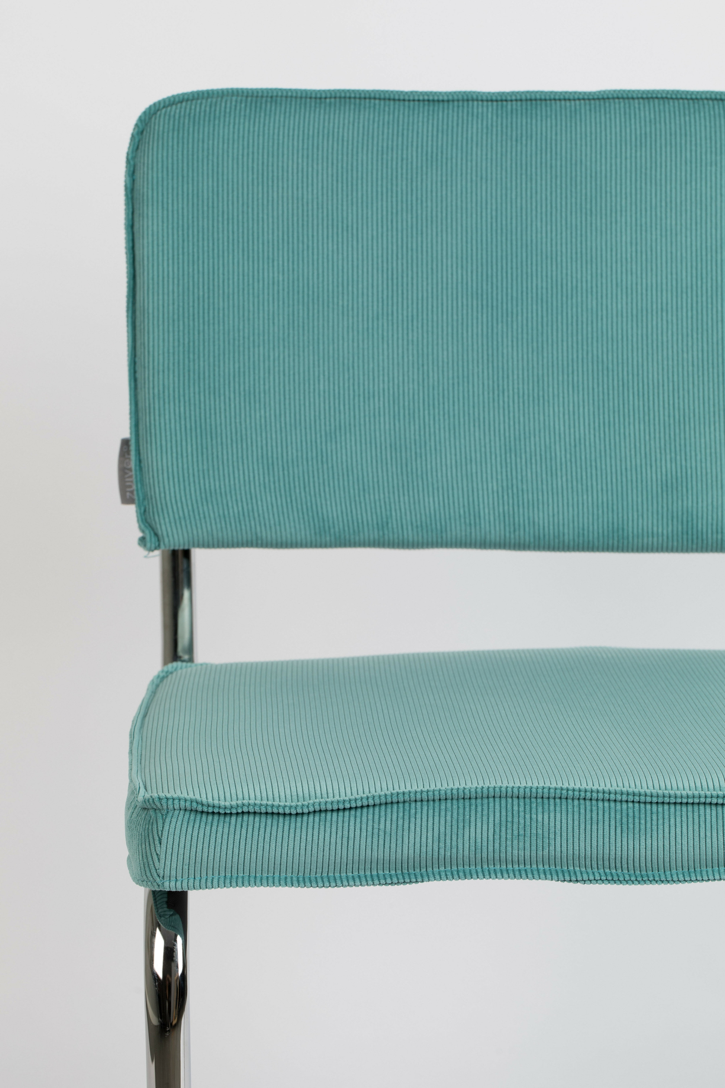 Zuiver Eetkamerstoel 'Ridge' Rib, kleur Blauw