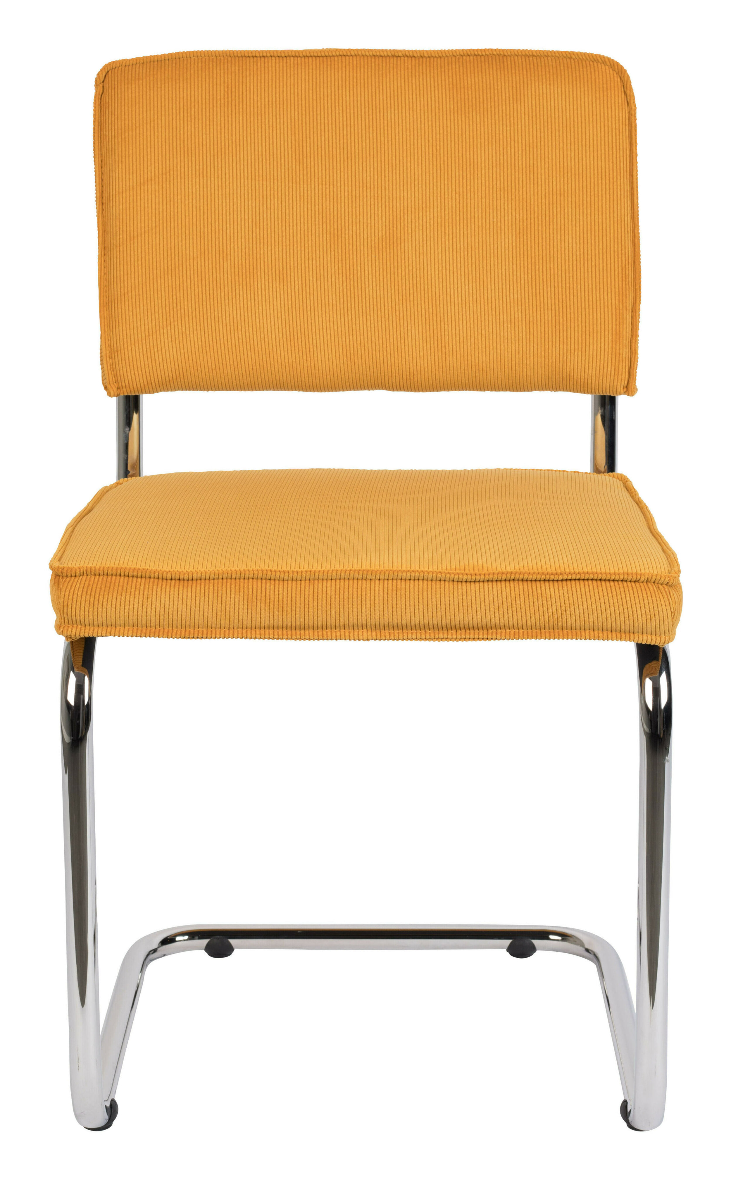 Zuiver Eetkamerstoel 'Ridge' Rib, kleur Geel