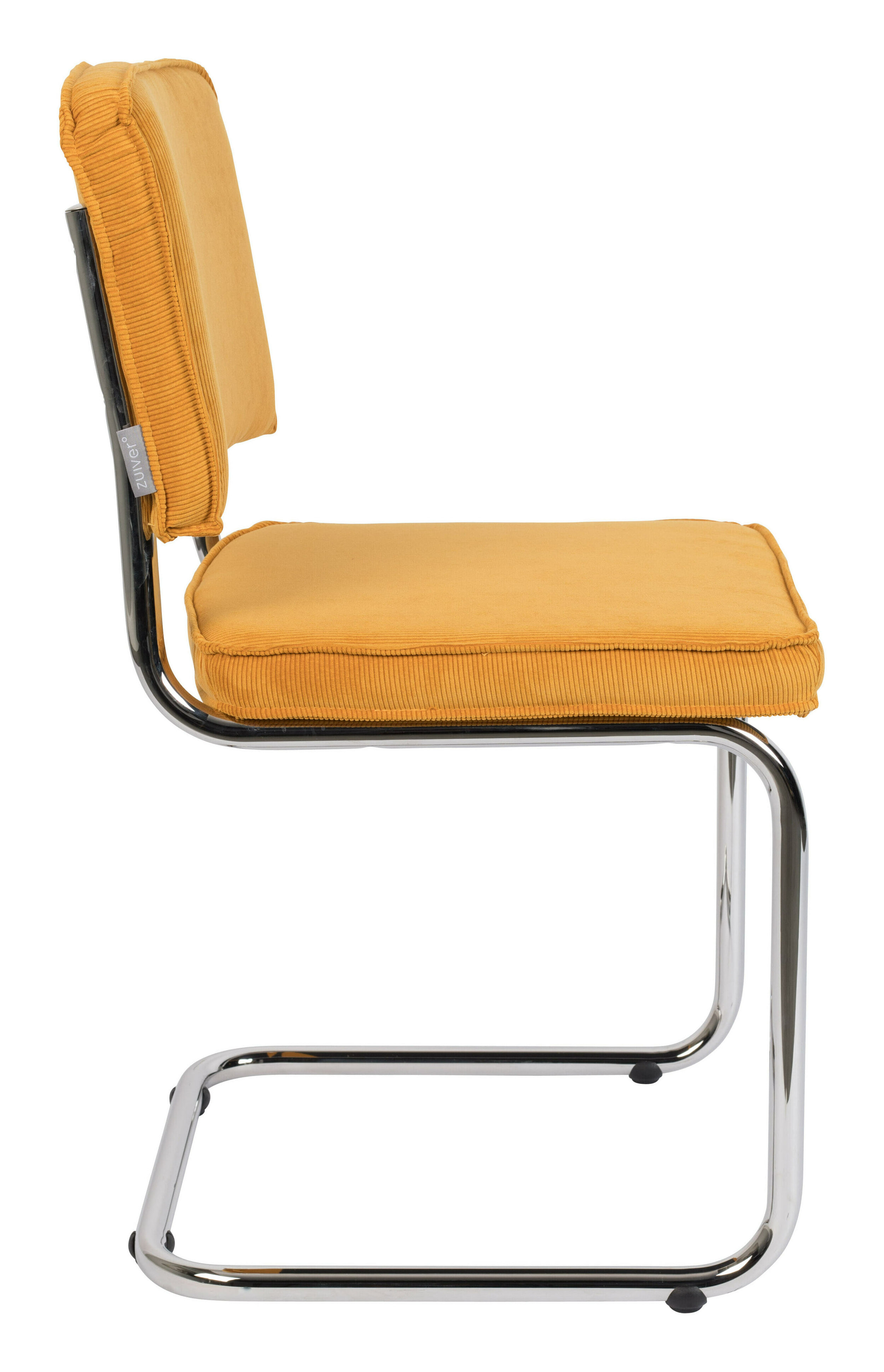 Zuiver Eetkamerstoel 'Ridge' Rib, kleur Geel