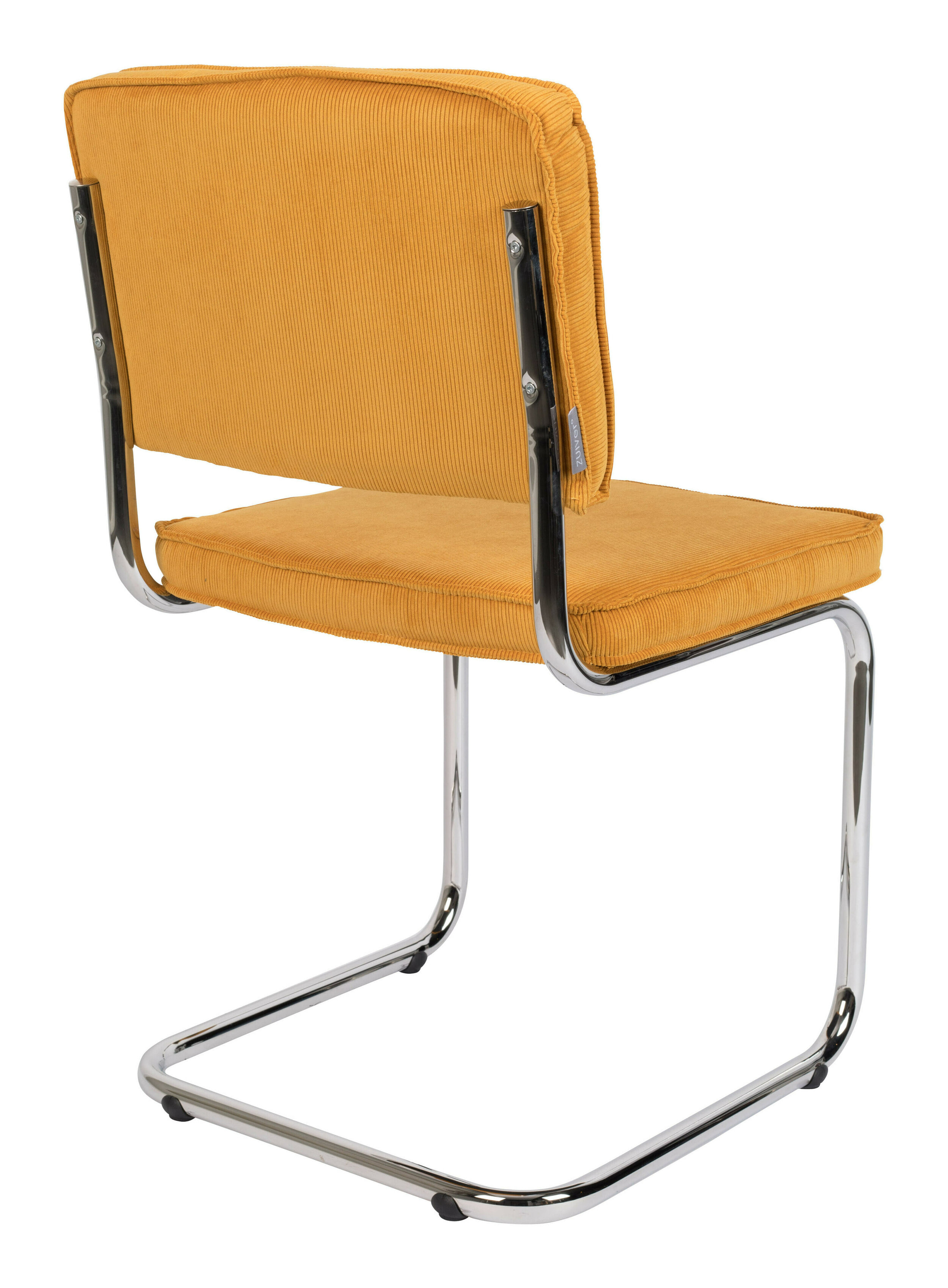 Zuiver Eetkamerstoel 'Ridge' Rib, kleur Geel