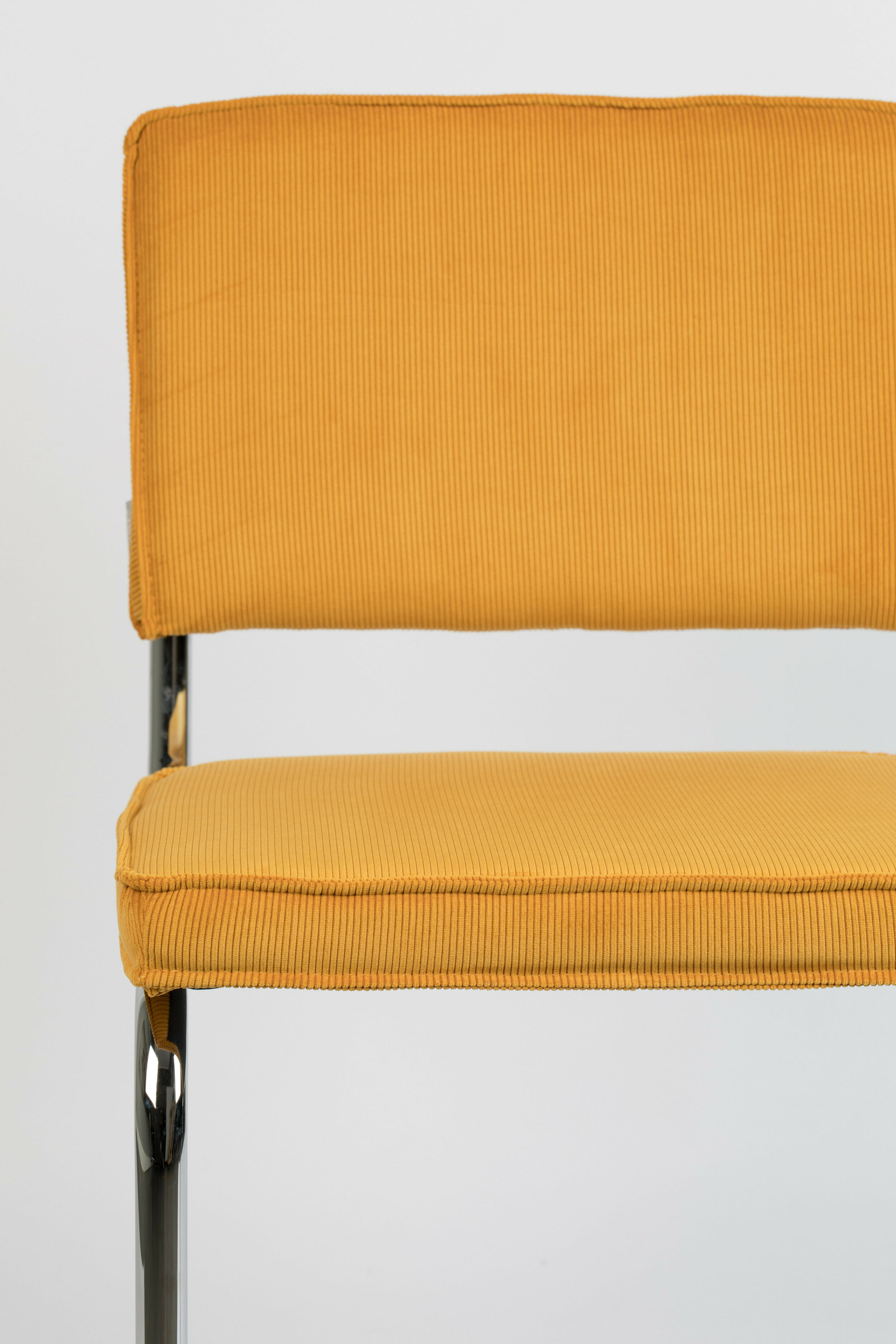 Zuiver Eetkamerstoel 'Ridge' Rib, kleur Geel