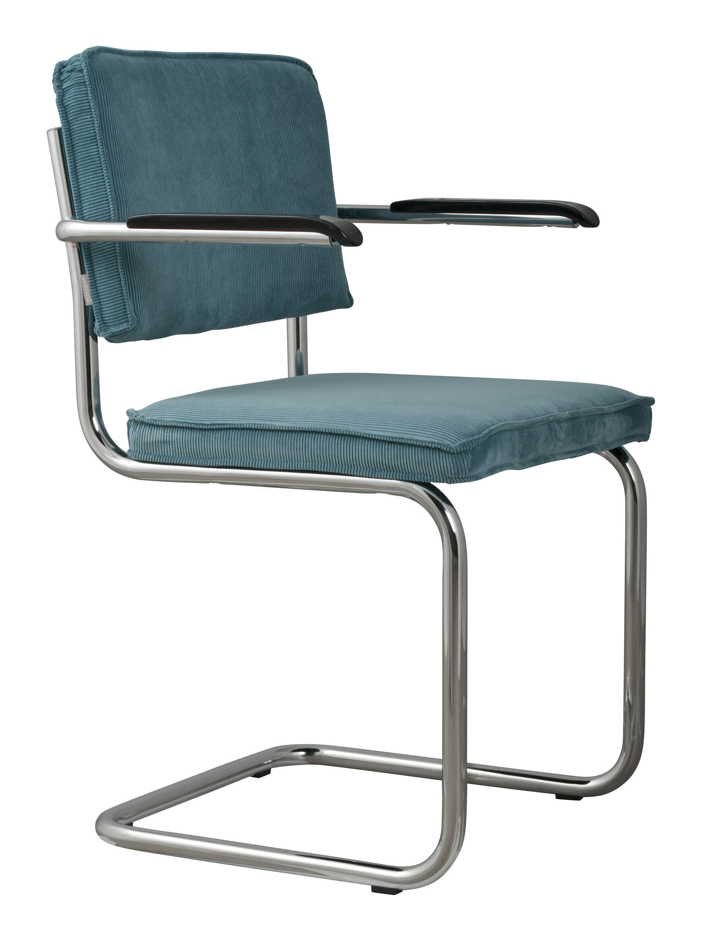 Zuiver Eetkamerstoel Ridge Ribstof - Blauw