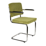 Zuiver Eetkamerstoel 'Ridge' Met armleuning, Ribstof