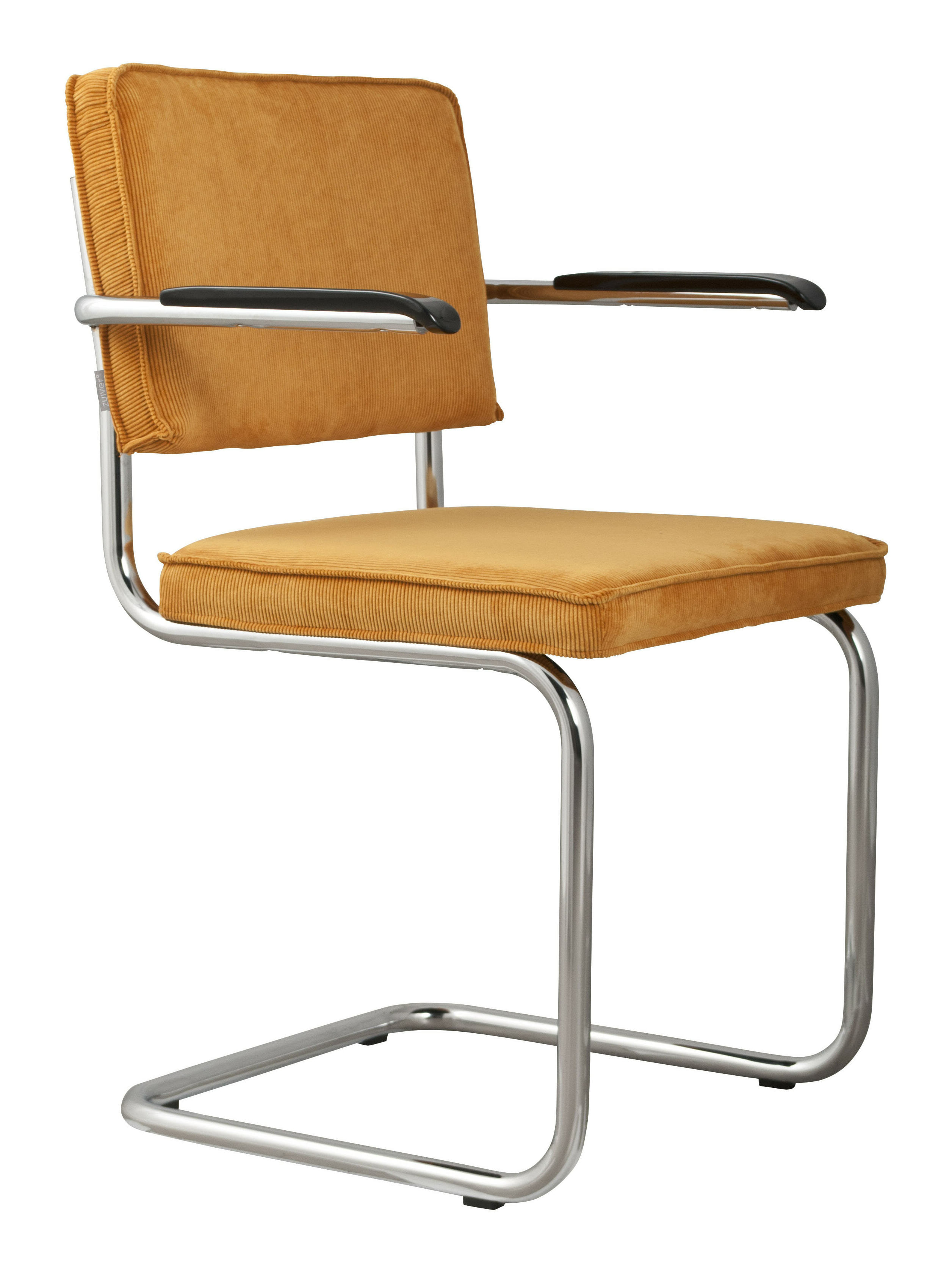 Zuiver Eetkamerstoel Ridge Ribstof - Geel