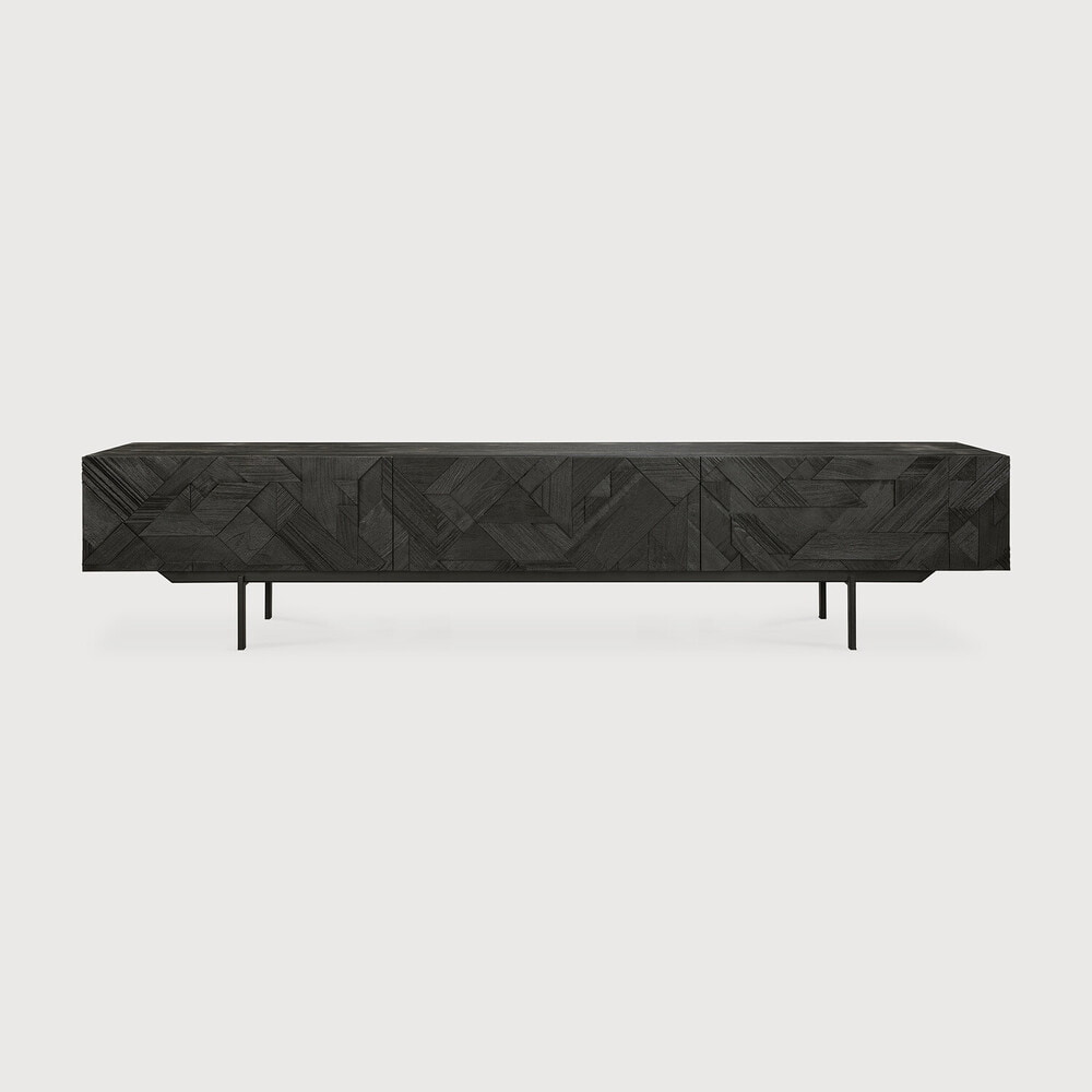 Ethnicraft TV-meubel 'Graphic' Gevernist Teakhout, 240cm