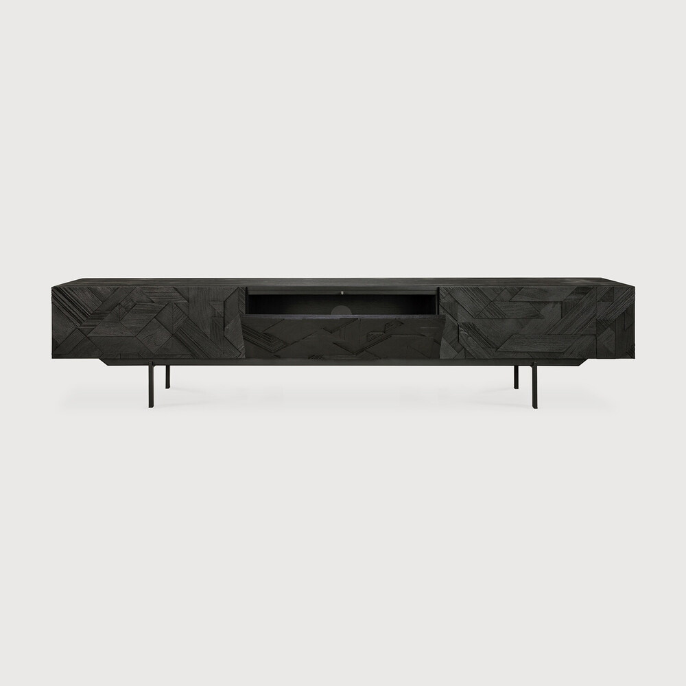 Ethnicraft TV-meubel 'Graphic' Gevernist Teakhout, 240cm