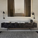 Ethnicraft TV-meubel 'Graphic' Gevernist Teakhout, 240cm