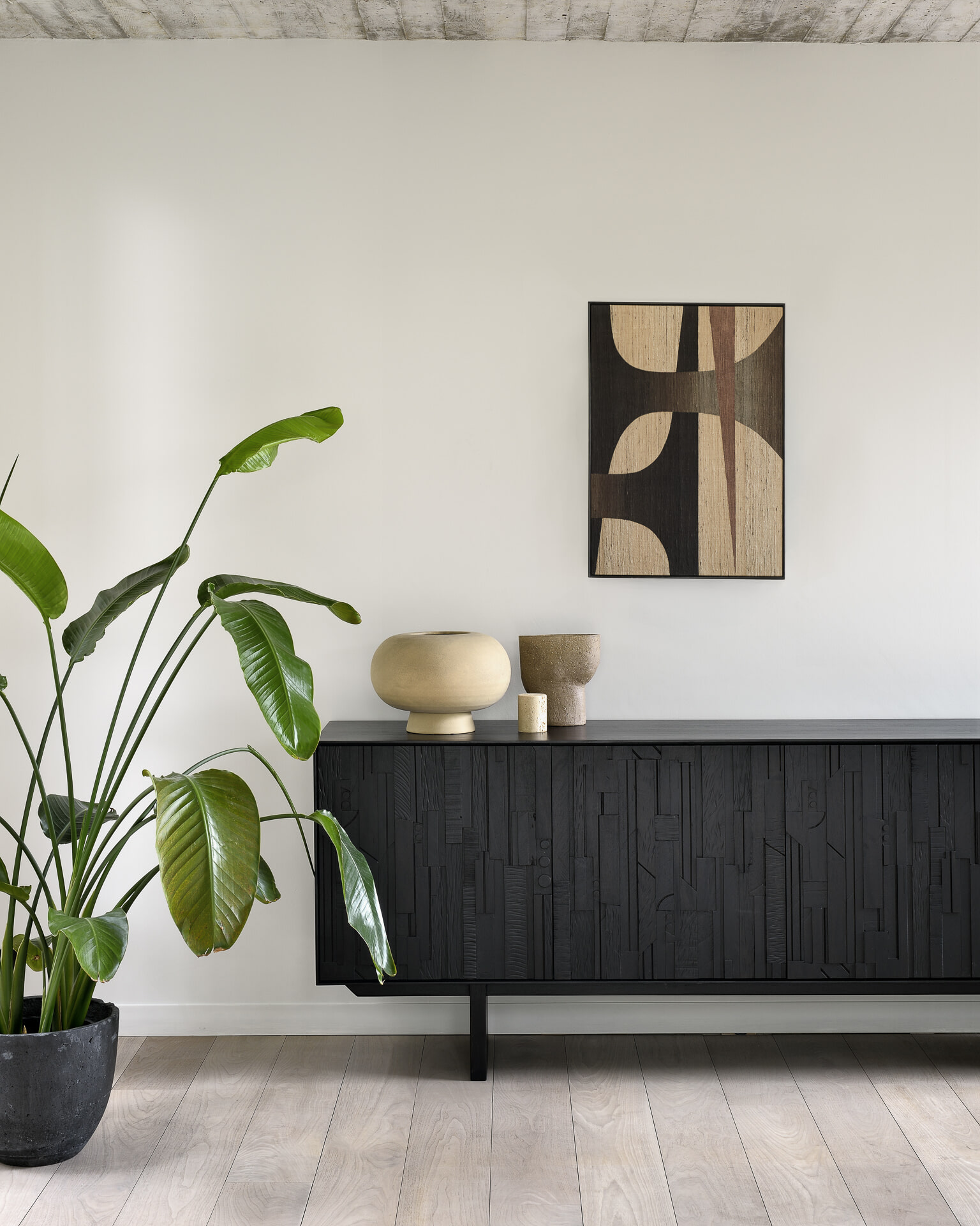 Ethnicraft Dressoir 'Mosaic' Gevernist Teakhout, 170cm