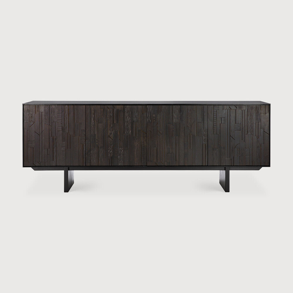 Ethnicraft Dressoir 'Mosaic' Gevernist Teakhout, 227cm