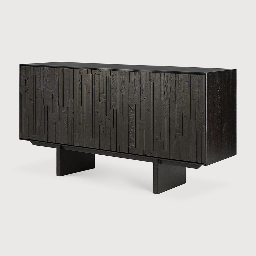 Ethnicraft Dressoir 'Mosaic' Gevernist Teakhout, 170cm
