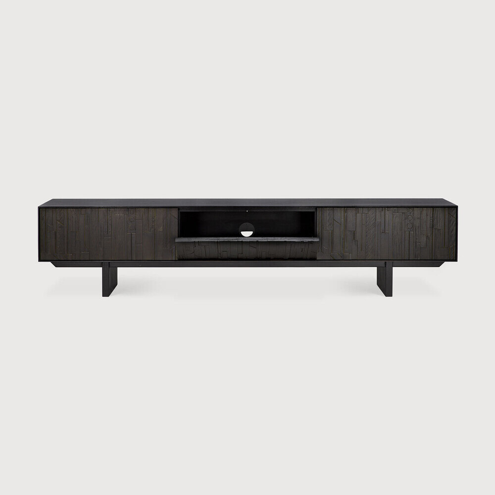 Ethnicraft TV-meubel 'Mosaic' Gevernist Teakhout, 242cm