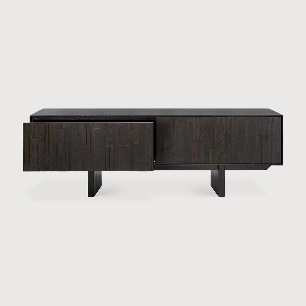 Ethnicraft TV-meubel 'Mosaic' Gevernist Teakhout, 162cm