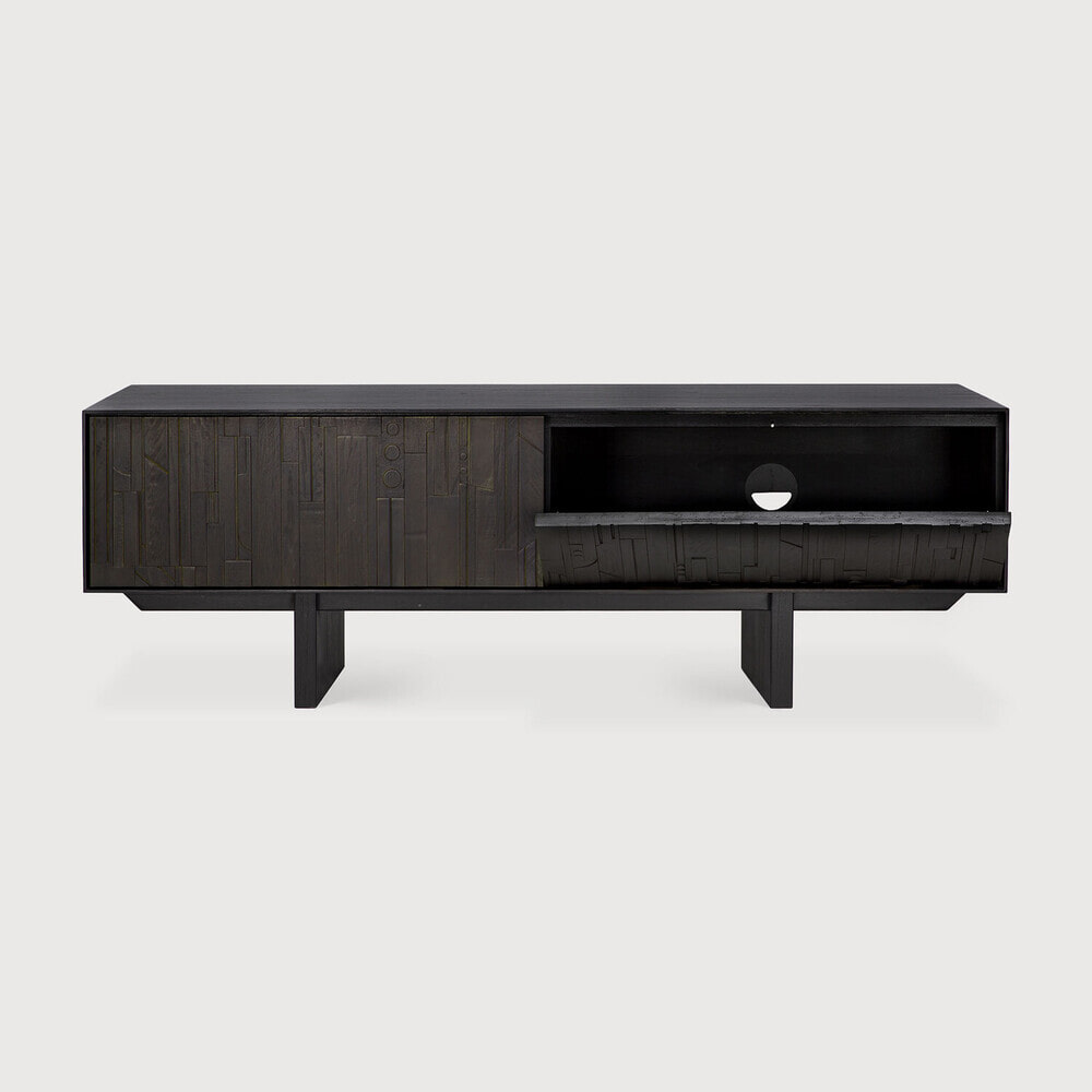 Ethnicraft TV-meubel 'Mosaic' Gevernist Teakhout, 162cm