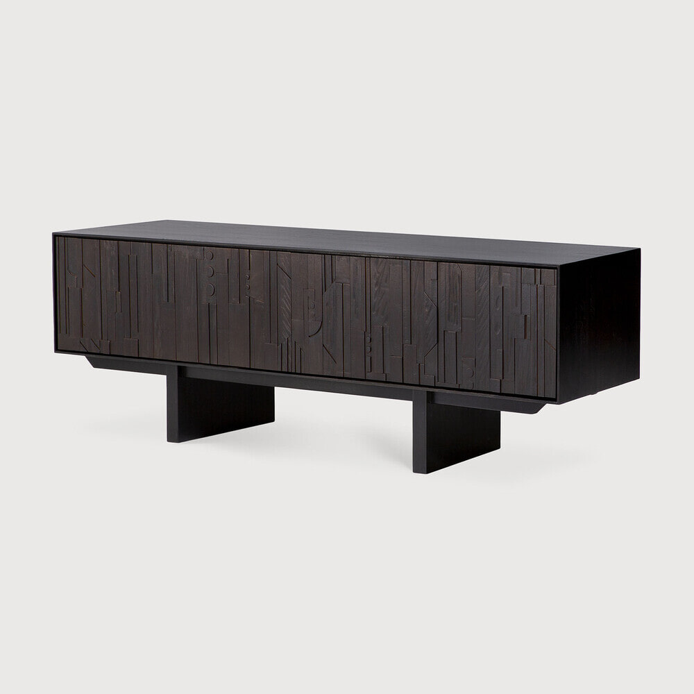 Ethnicraft TV-meubel 'Mosaic' Gevernist Teakhout, 162cm