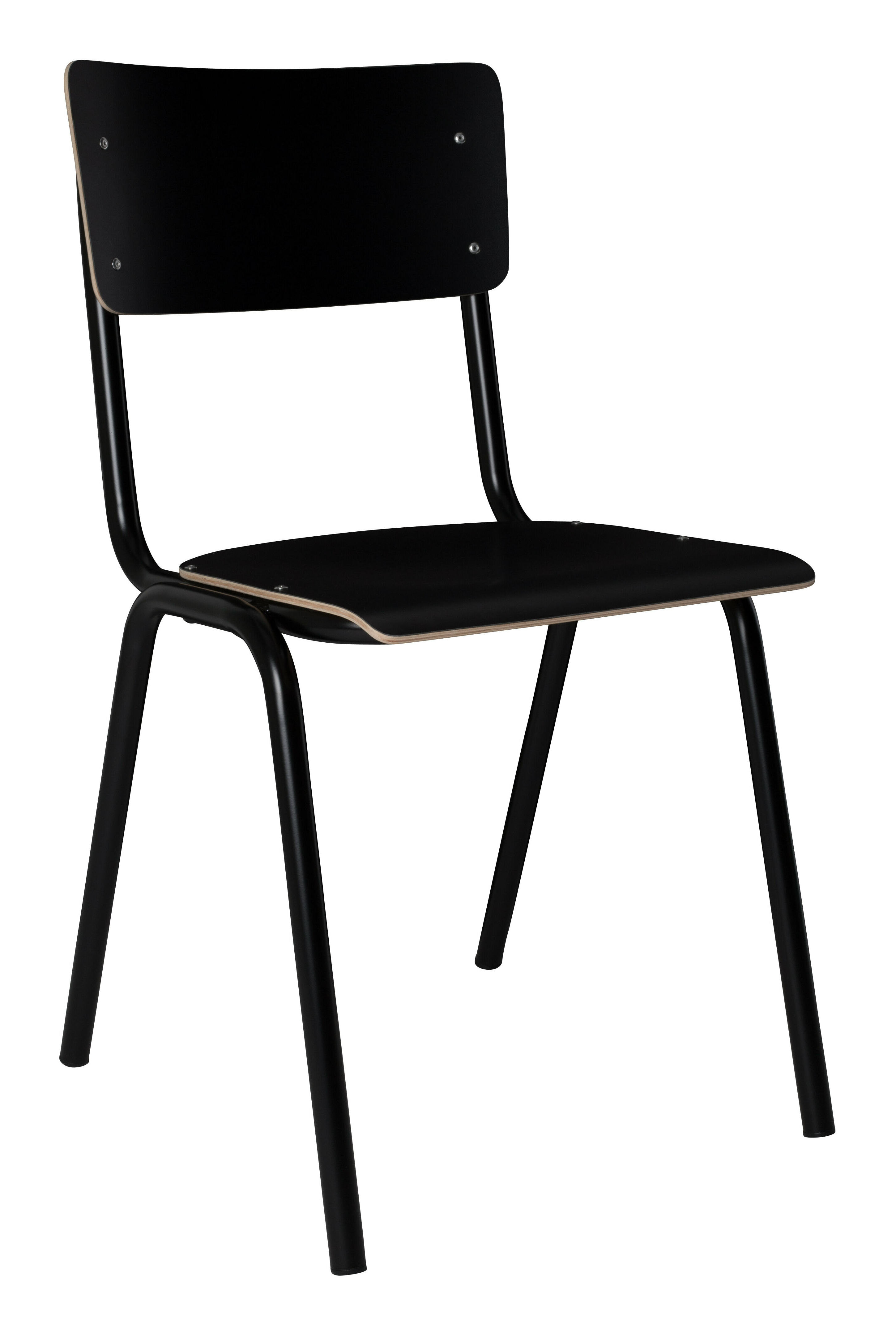 Zuiver Eetkamerstoel 'Back to School' kleur Zwart