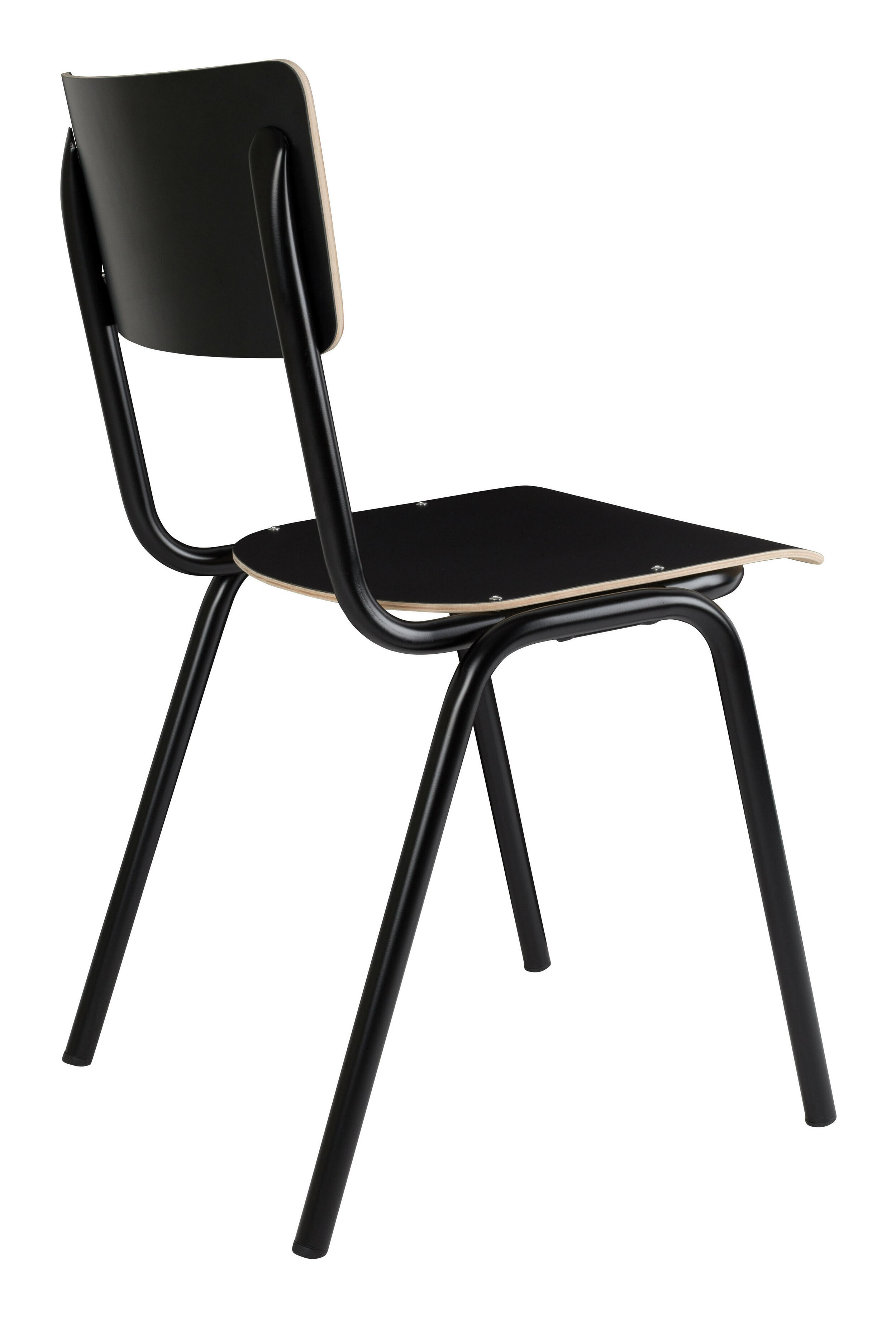 Zuiver Eetkamerstoel 'Back to School' kleur Zwart