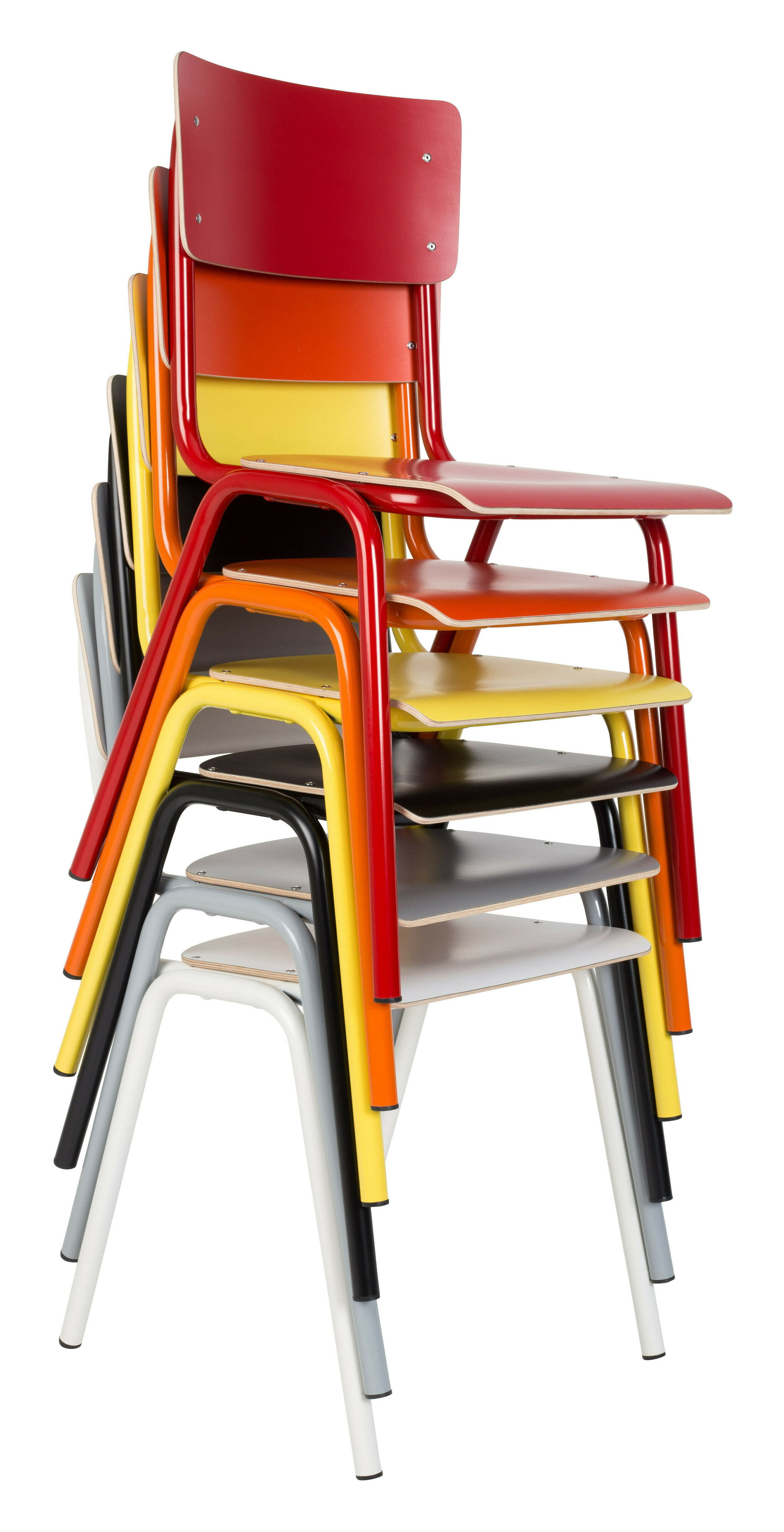 Zuiver Eetkamerstoel 'Back to School' kleur Zwart