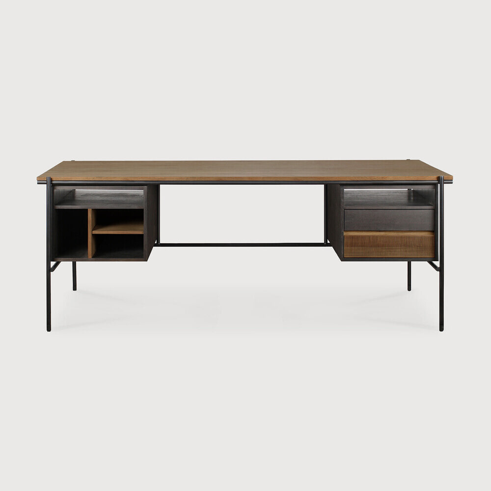 Ethnicraft Bureau Oscar Teakhout, 200 x 90cm - Bruin