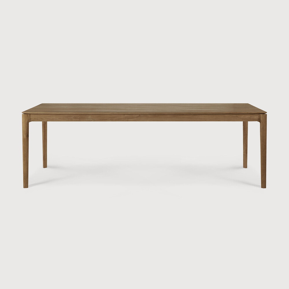 Ethnicraft Eettafel 'Bok' Ruw Teakhout, 240 x 100cm
