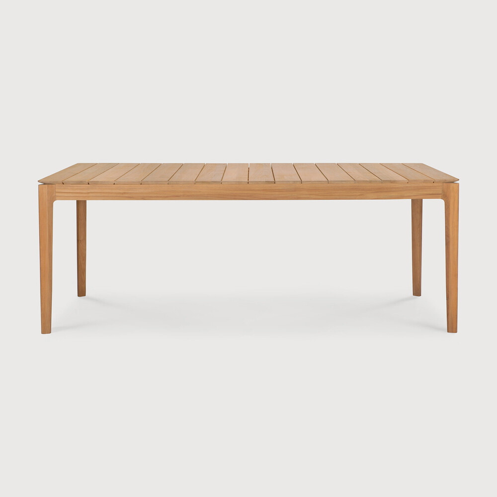 Ethnicraft Tuintafel 'Bok' Teakhout, 200 x 100cm, kleur Naturel