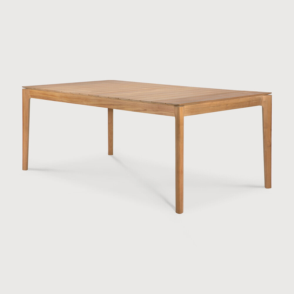 Ethnicraft Tuintafel 'Bok' Teakhout, 200 x 100cm, kleur Naturel