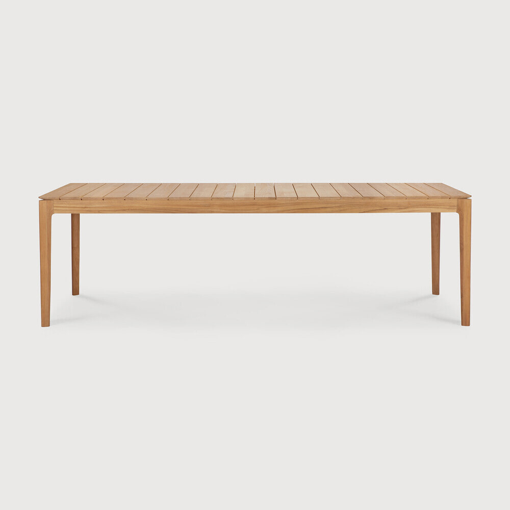 Ethnicraft Tuintafel 'Bok' Teakhout, 250 x 100cm, kleur Naturel