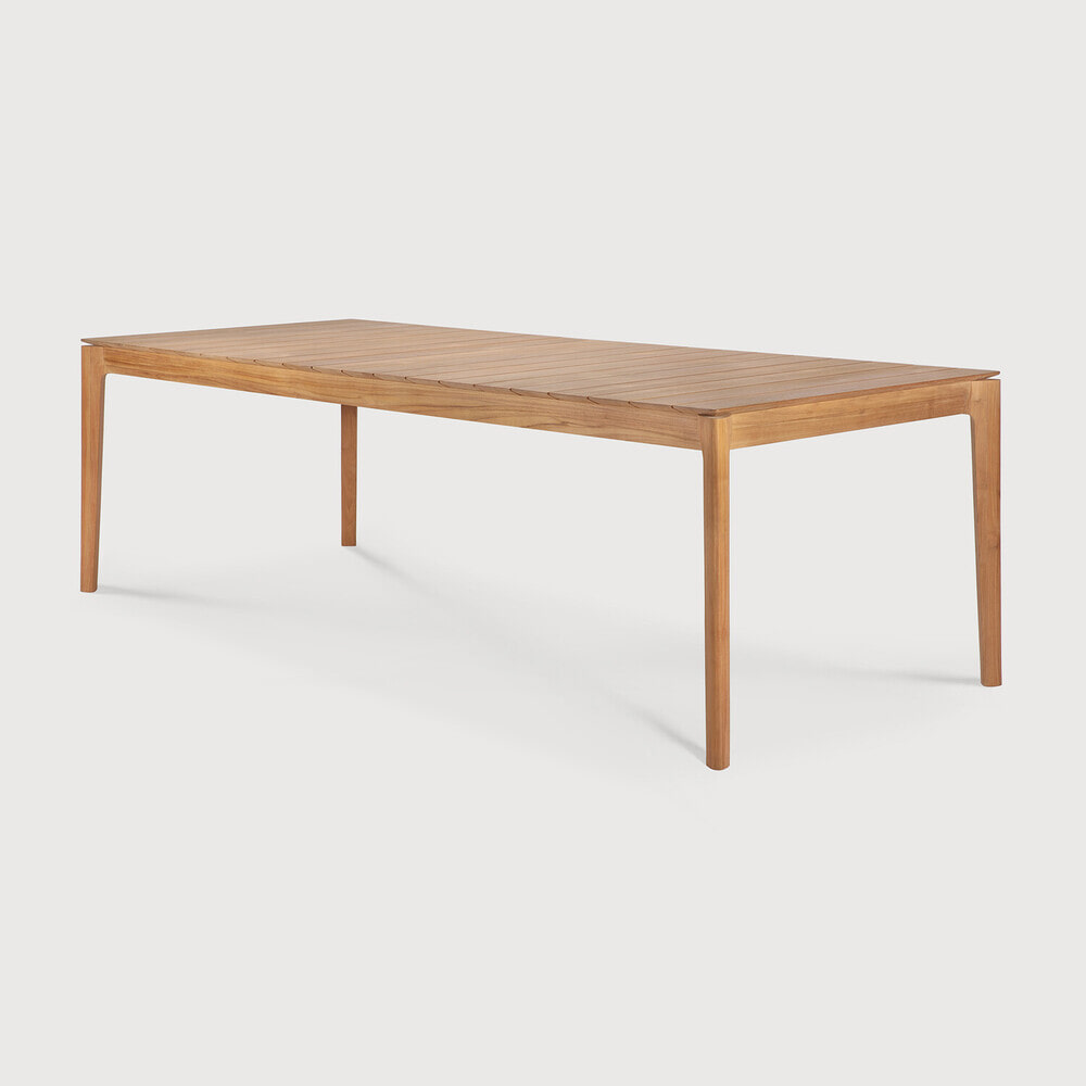 Ethnicraft Tuintafel 'Bok' Teakhout, 250 x 100cm, kleur Naturel